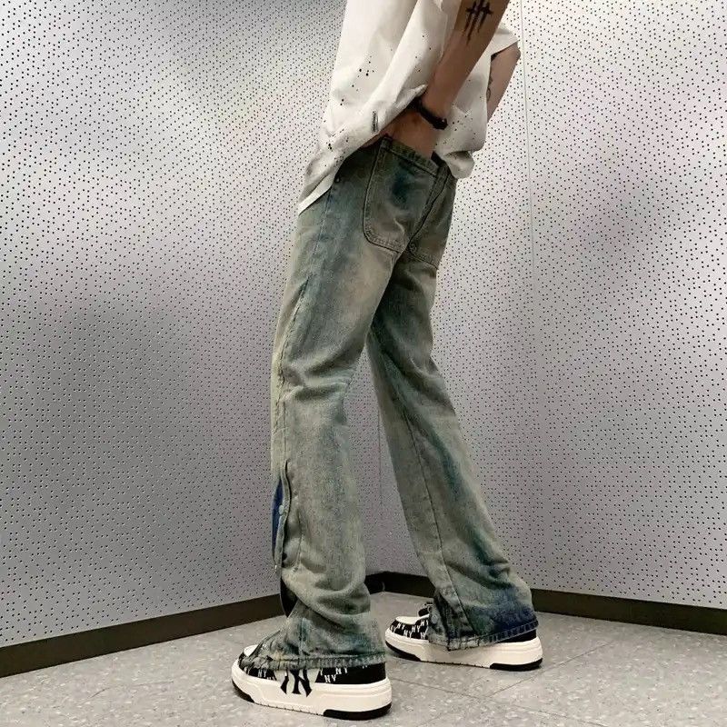 Japanese Brand × Vintage Streetwear Baggy Flared Jeans Size US 34 / EU 50 - 2 Thumbnail