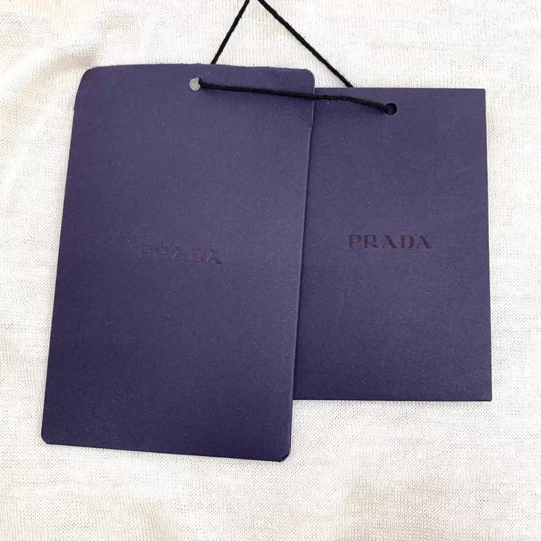 Prada Prada White logo letter round-neck knitted short sleeves Size S / US 4 / IT 40 - 6 Thumbnail
