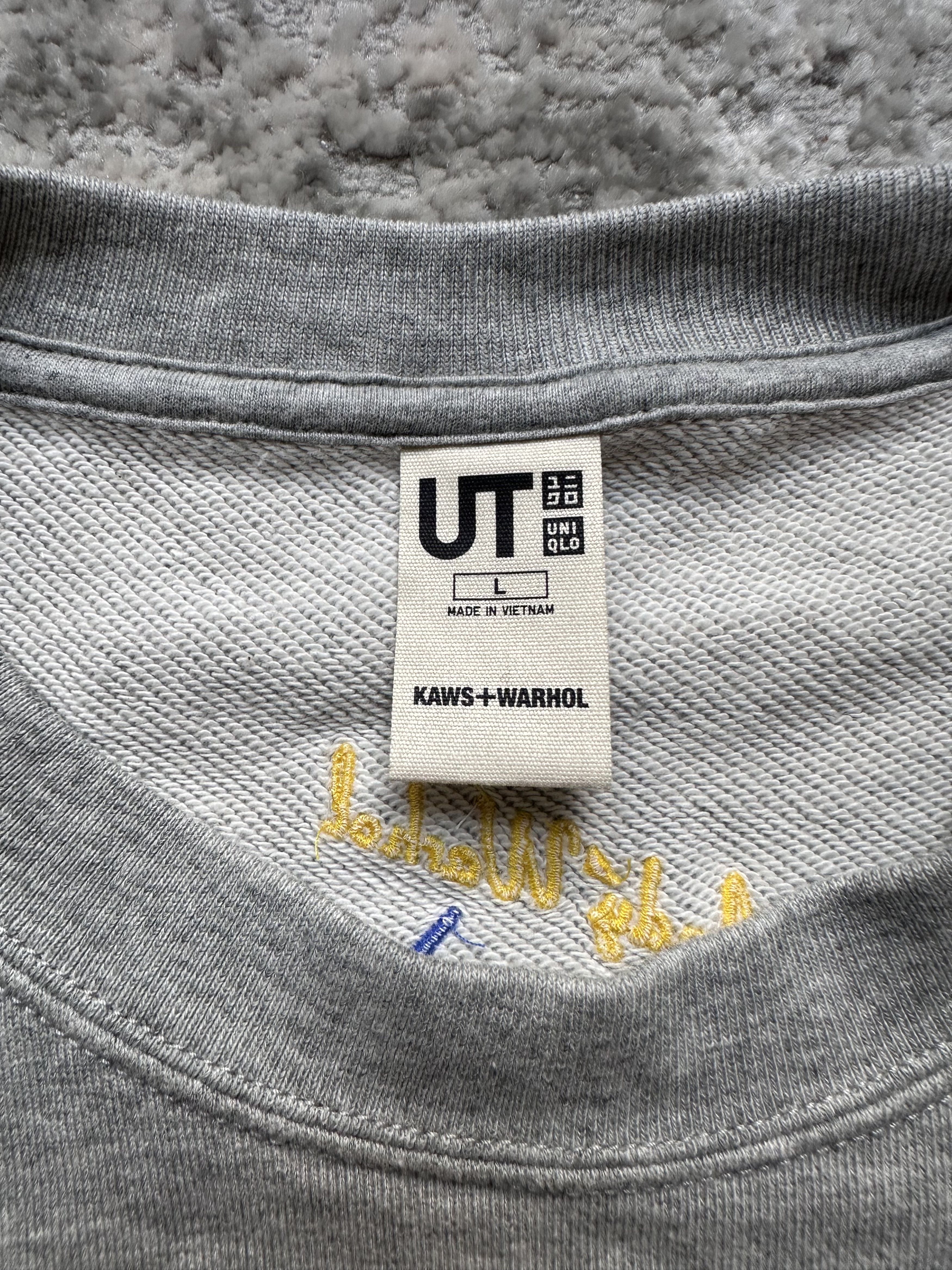 Andy Warhol × Uniqlo Uniqlo Kaws Andy Warhol sweatshirt Size US L / EU 52-54 / 3 - 4 Thumbnail