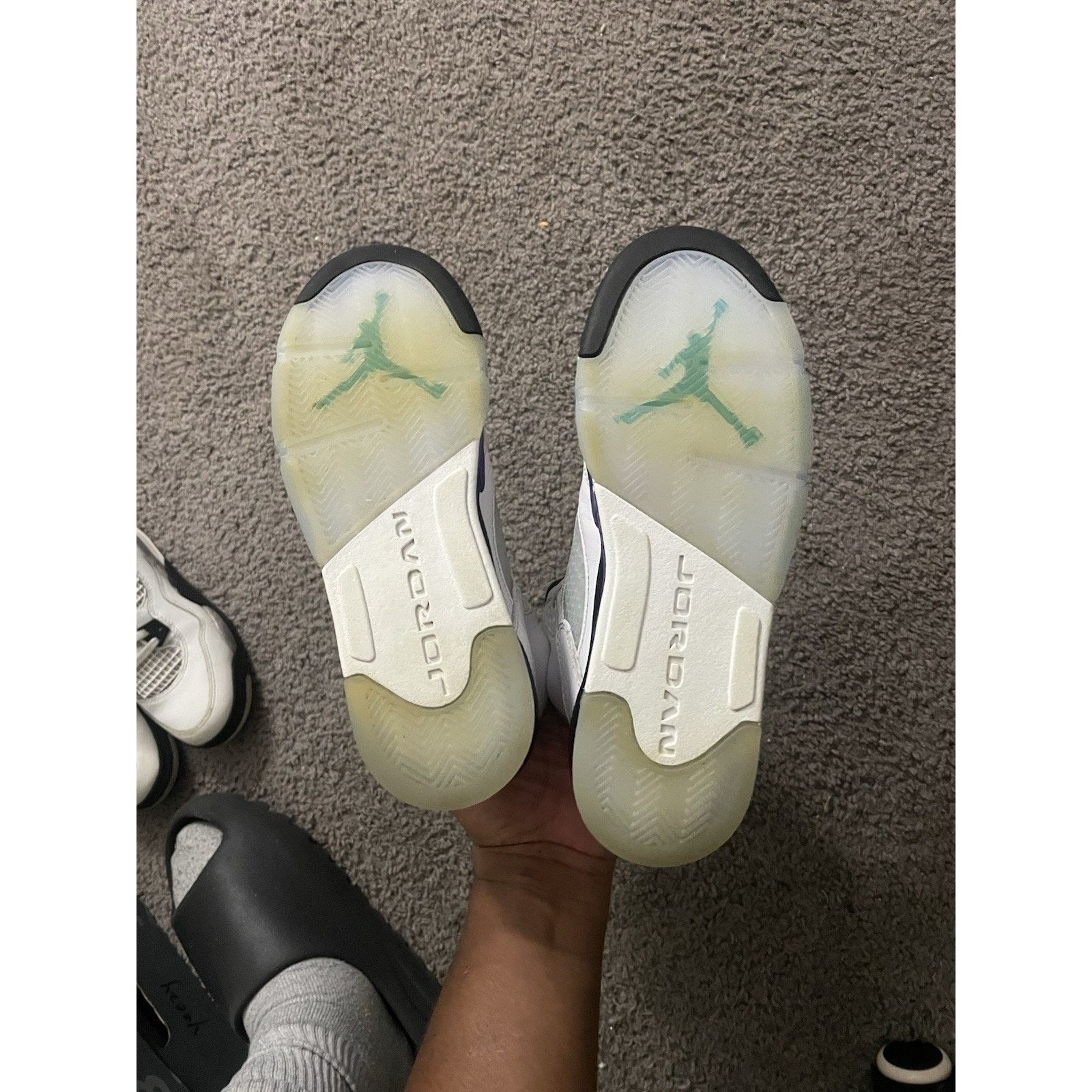 Jordan Brand Size 7y- Air Jordan 5 Retro Grape 2025 GS Fresh Prince Of Be Size US 7 / IT 37 - 5 Thumbnail