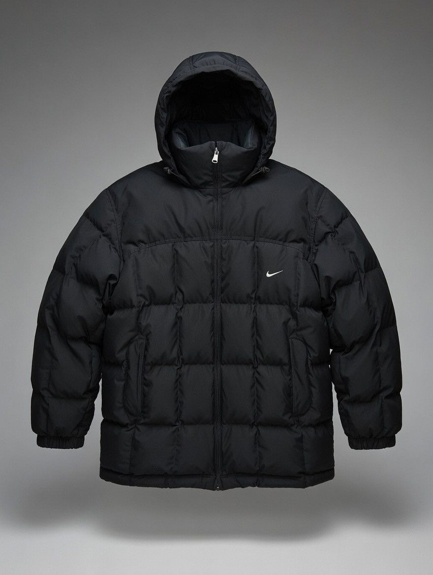 Nike Vintage Nike Puffer Down Jacket Size M Black Rare Size US M / EU 48-50 / 2 - 1 Thumbnail