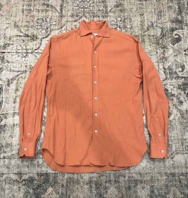 Doppiaa Doppiaa Long Sleeve Textured Shirt - Size 41 (M) Size US M / EU 48-50 / 2 - 1 Thumbnail
