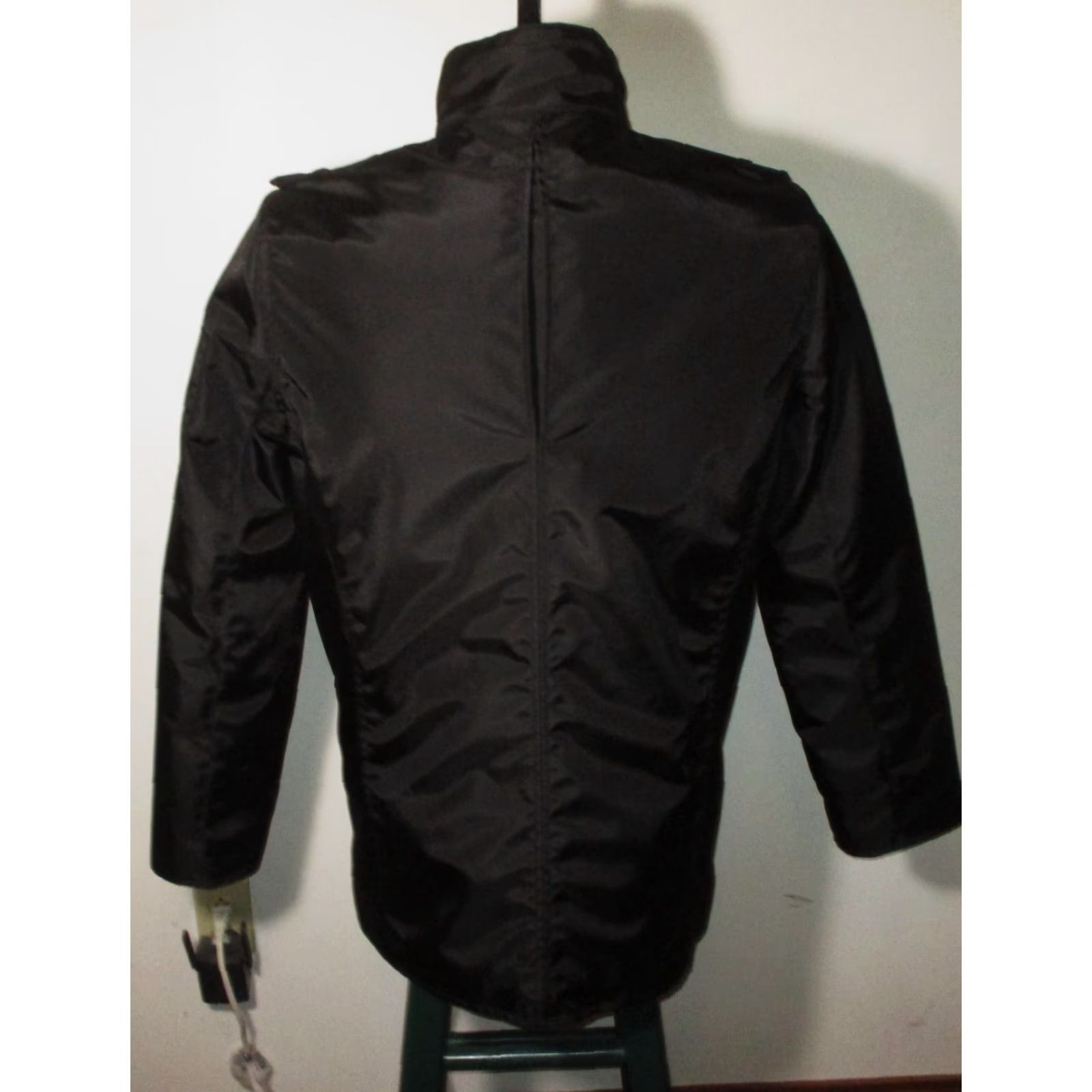 Apt. 9 APT. 9 Black Ballistic Nylon Full Zip Insulated Jacket Mens M NWT Size US M / EU 48-50 / 2 - 5 Thumbnail