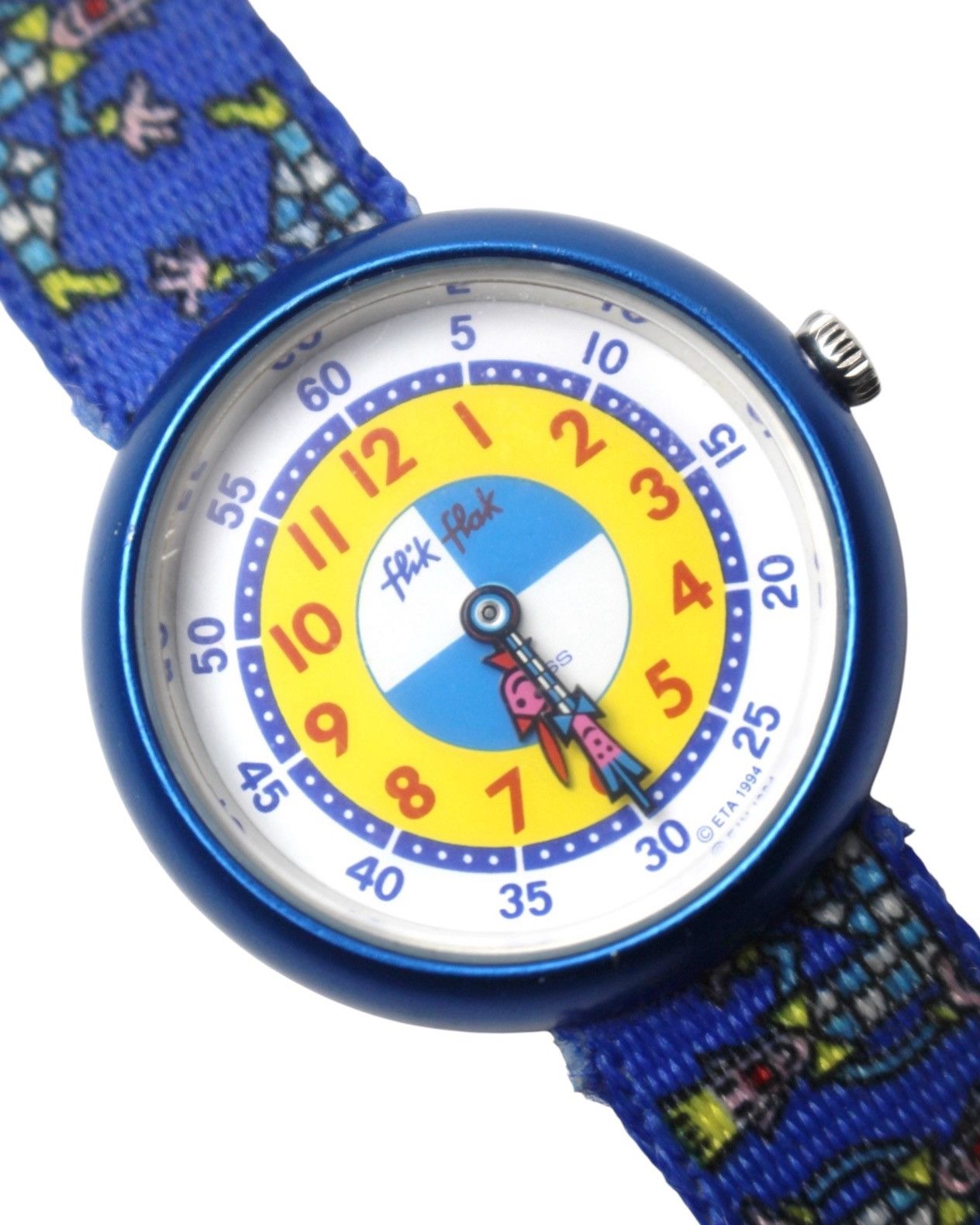 Hysteric Glamour 1994 SWATCH FLIK FLAK PLAYFUL CLOWNS SWISS WATCH Size ONE SIZE - 3 Thumbnail