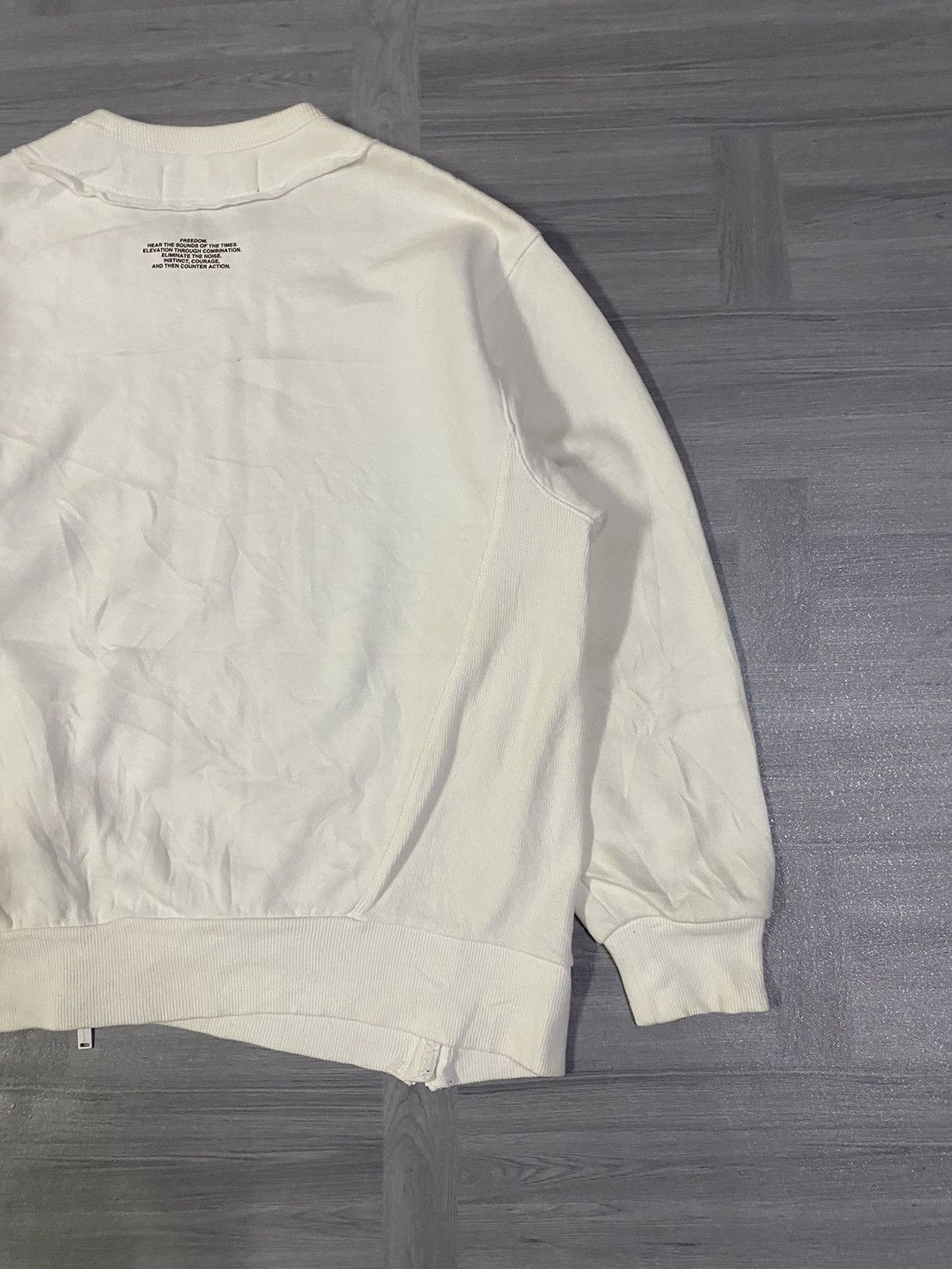 GU × Undercover Undercover X GU Sweatshirt Plain White Crewneck Size US M / EU 48-50 / 2 - 19 Thumbnail