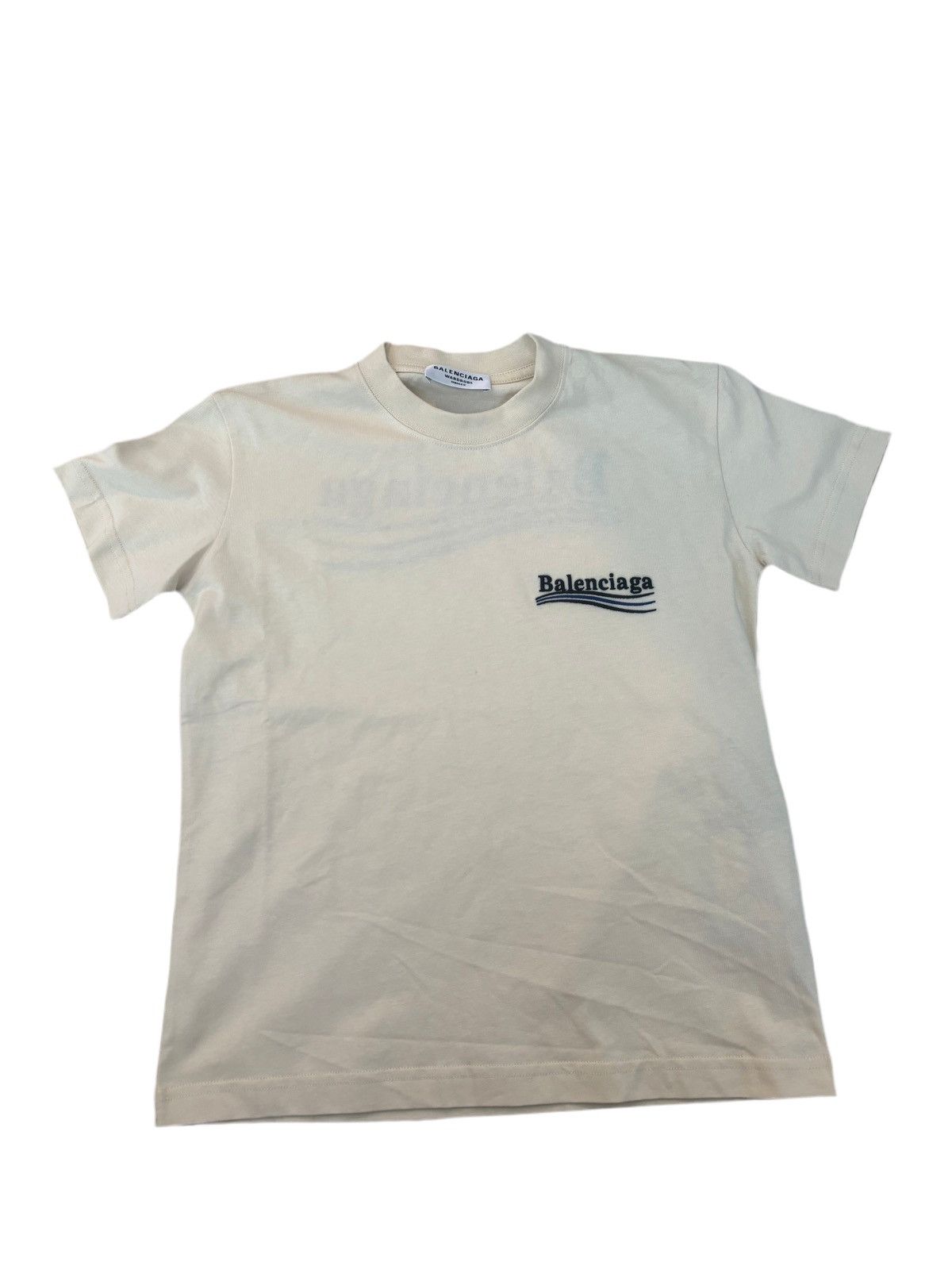 Balenciaga logo crop top