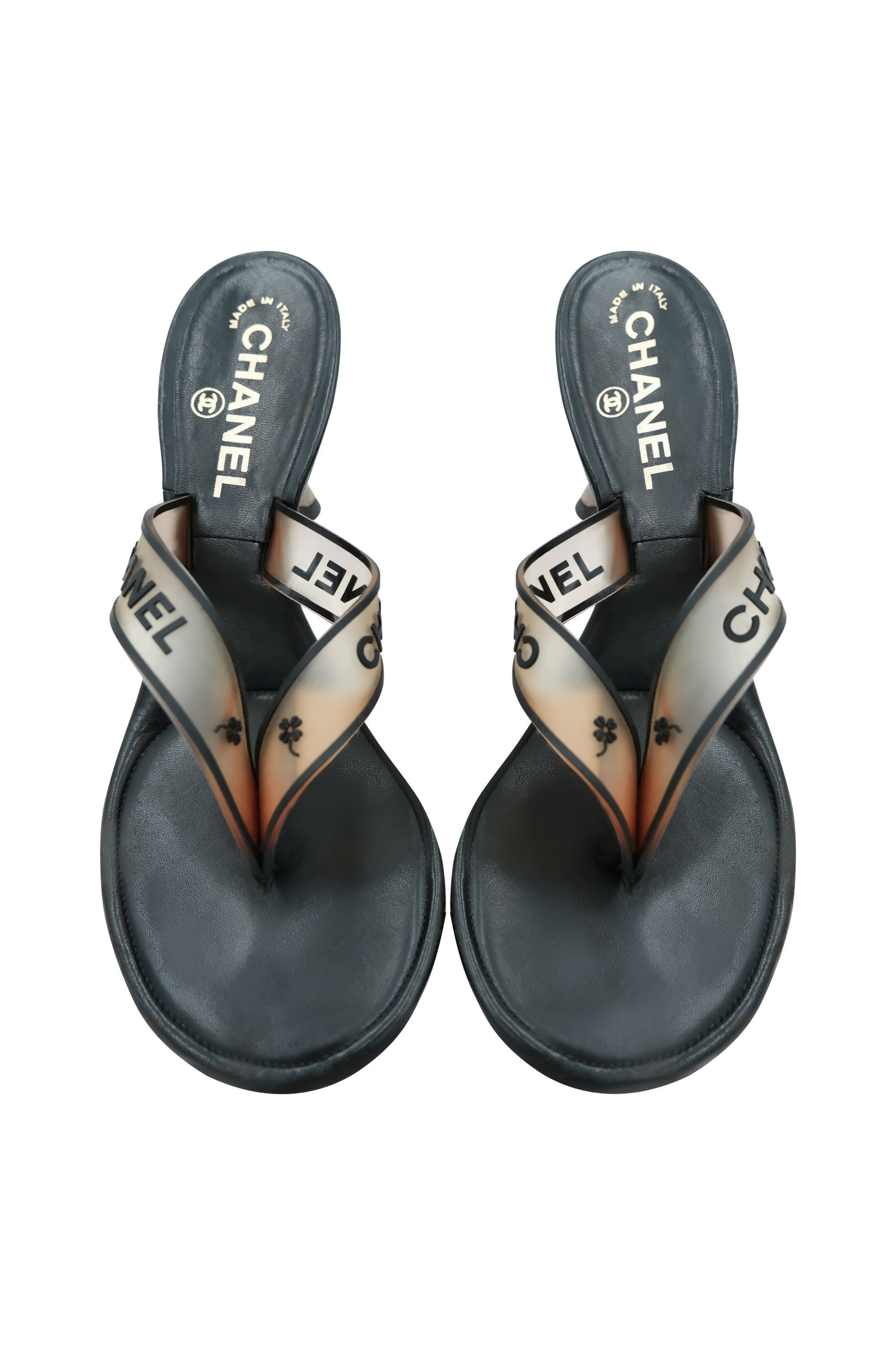 Chanel Chanel Vintage 2000's Chanel Rubber Thong Sandals Size US 5 / IT 35 - 2 Thumbnail