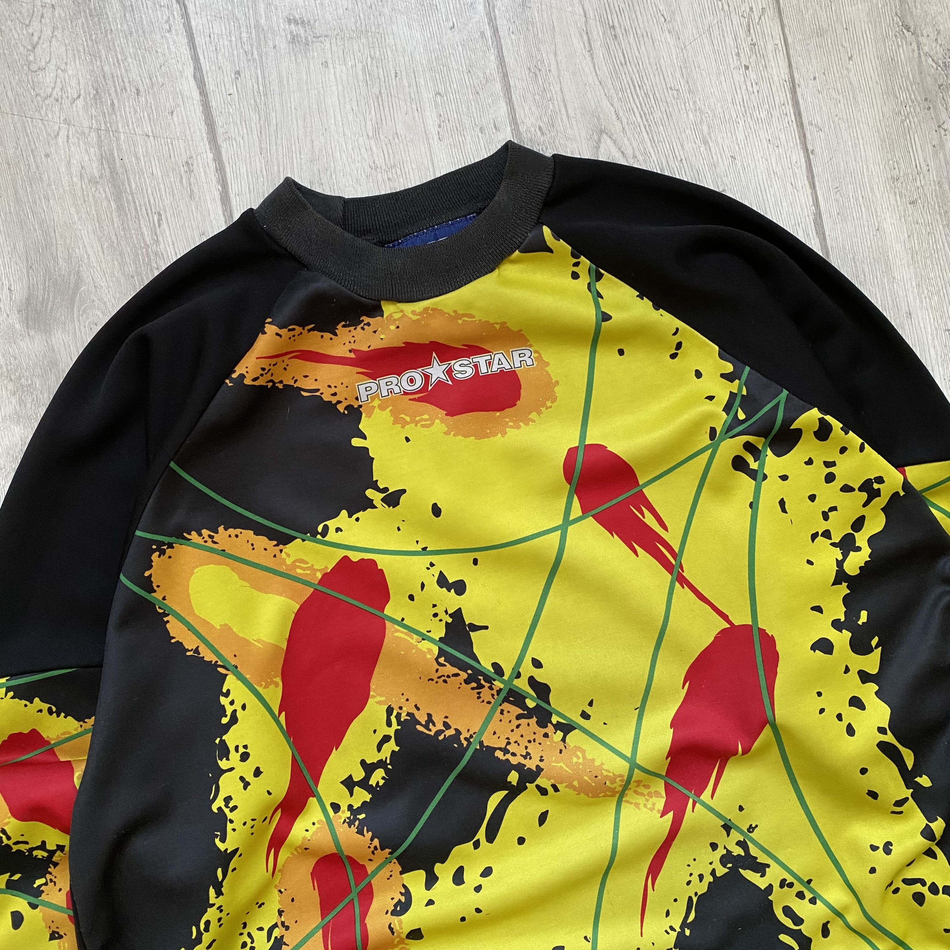 Nike 🥅 Vintage 80s Soccer Goalkeeper jersey heavy longsleeve Size US XL / EU 56 / 4 - 4 Thumbnail
