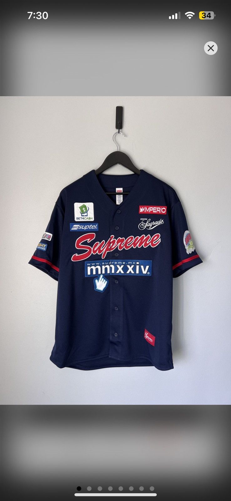 MLB × Supreme Supreme chosen L Size US L / EU 52-54 / 3 - 8 Thumbnail