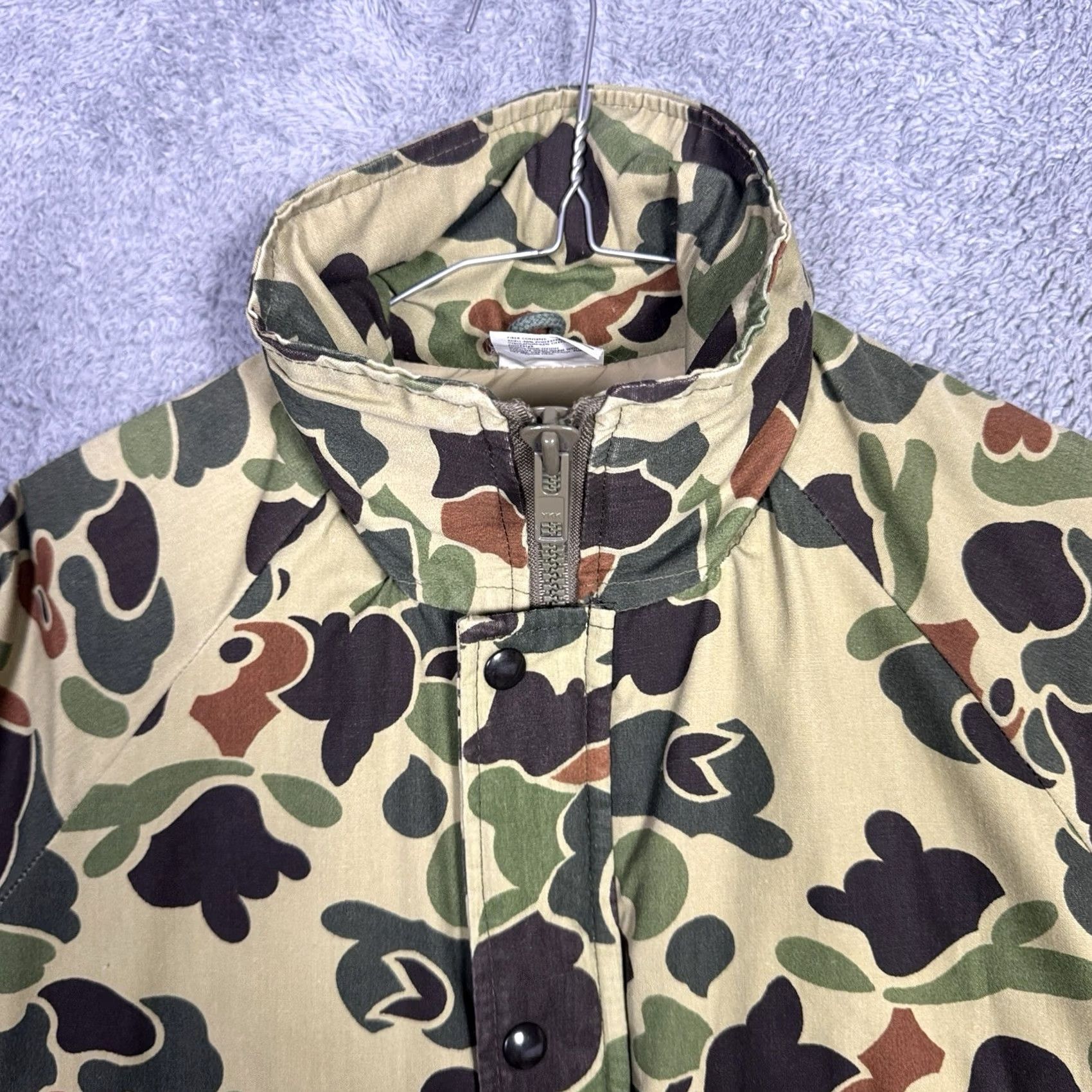 Walls Walls Blizzard Pruf Thinsulate Duck Frog Camo Coat Jacket Chore Barn Field Men S Vintage Military Jacket Size US S / EU 44-46 / 1 - 5 Thumbnail