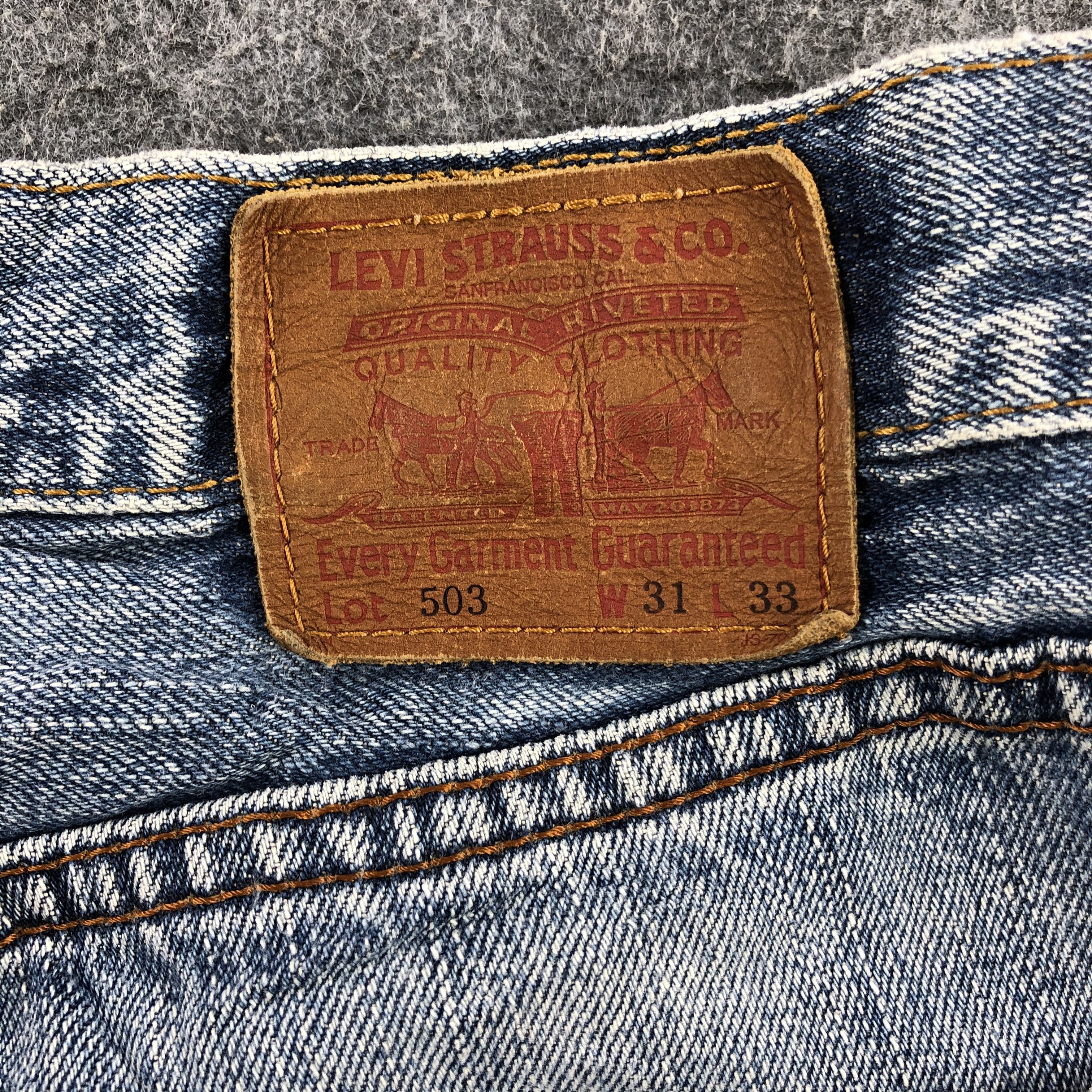 Levi's × Vintage 90s Vintage Levis 503 Jeans-JM2024 Size US 32 / EU 48 - 6 Thumbnail