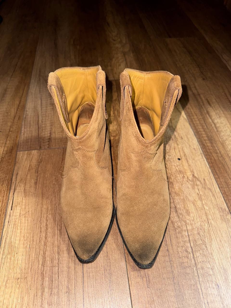 Isabel Marant Isabel Marant Dewina Suede Western Boots Camel 38 Size US 8 / IT 38 - 2 Thumbnail