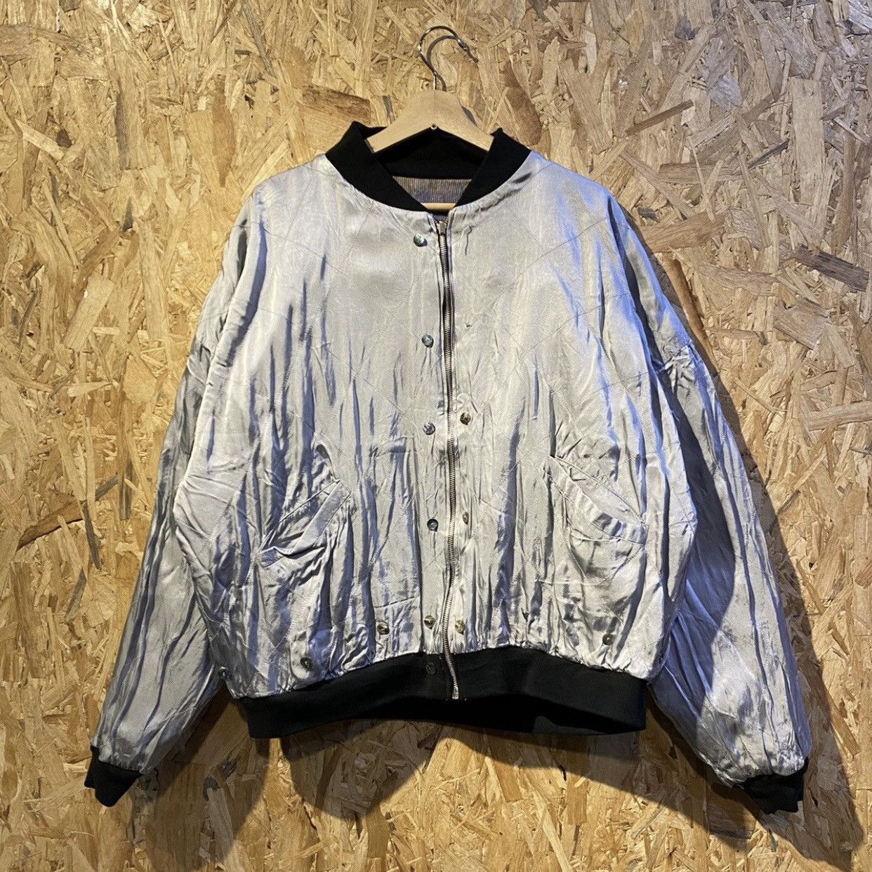Japanese Brand × Vintage Vintage S.I.D. Japanese Brand Reversible Bomber jackets Size US M / EU 48-50 / 2 - 4 Thumbnail