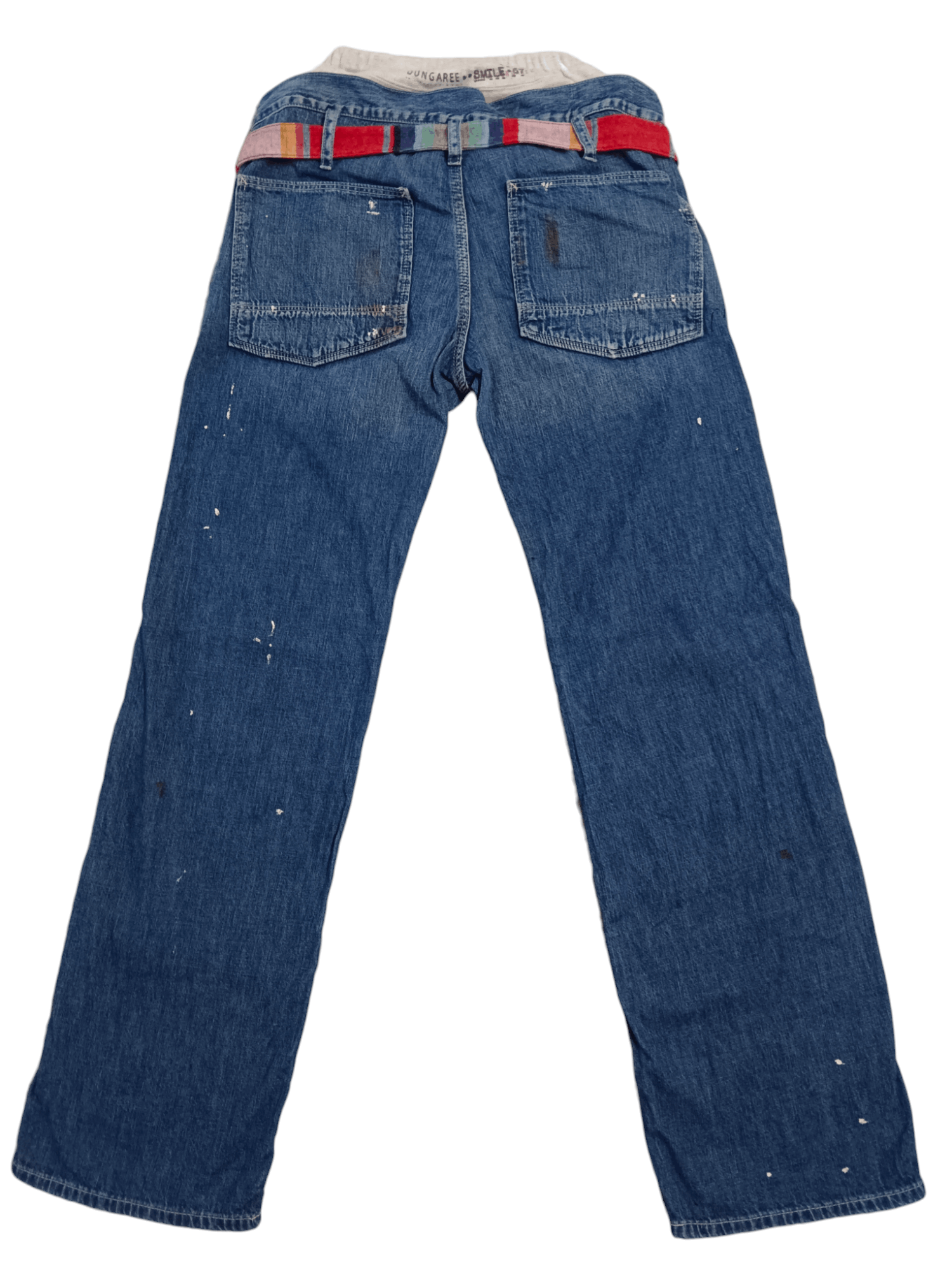 Japanese Brand DNM Riders Seditionaries Splash Rusty Low Rise Jeans Size 30" / US 8 / IT 44 - 3 Thumbnail