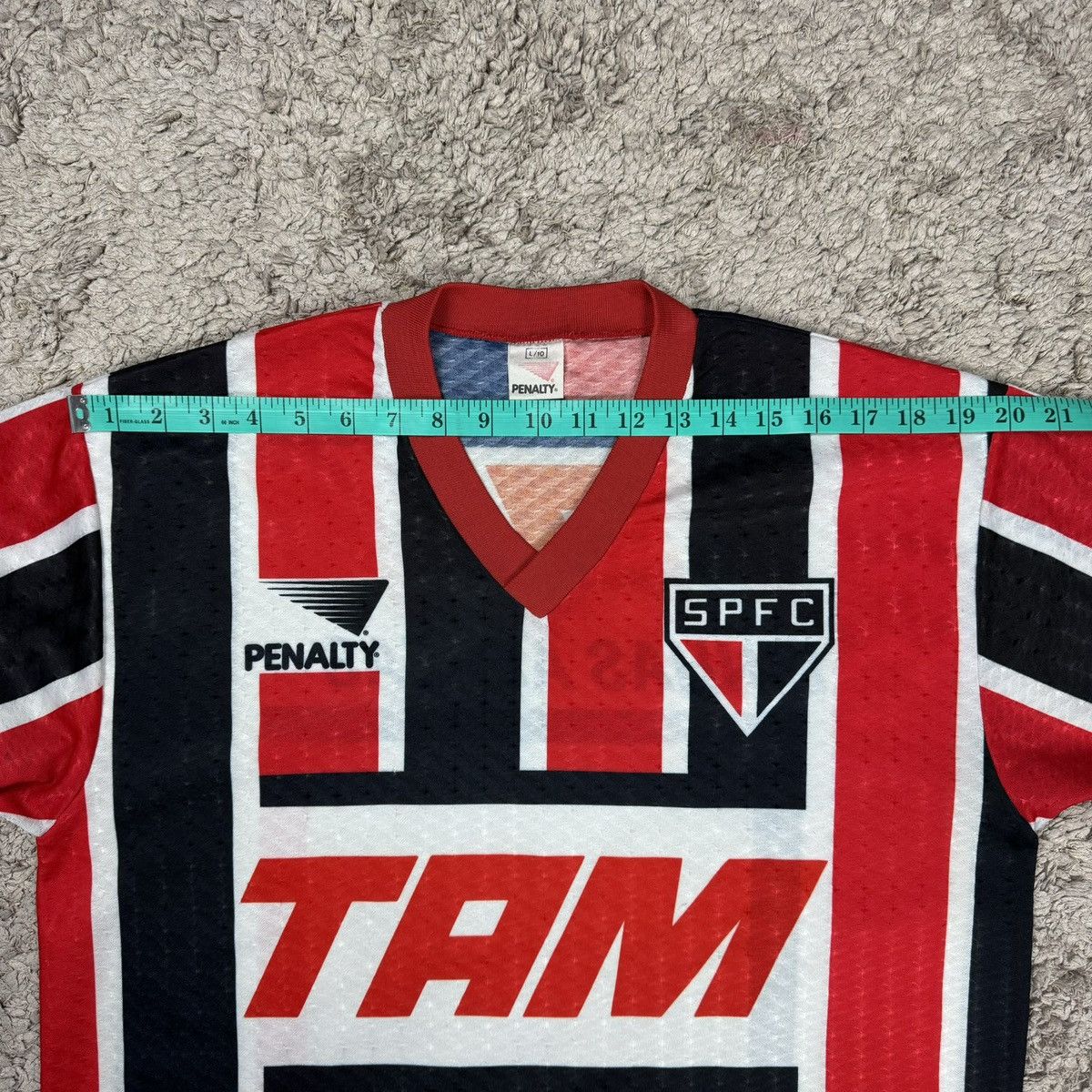 Penalty × Vintage Vintage Penalty Sao Paulo Jersey Size US L / EU 52-54 / 3 - 14 Thumbnail
