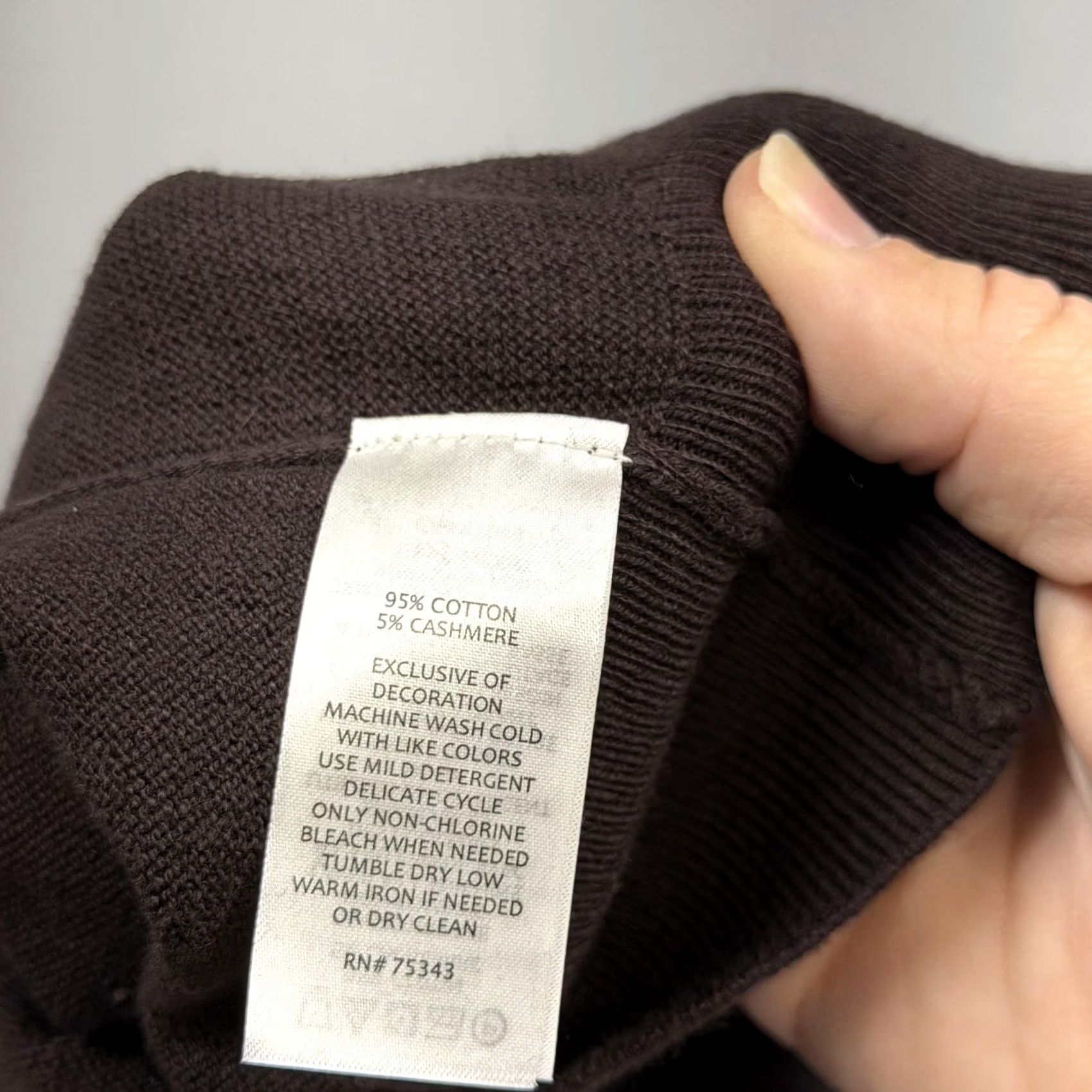 Vintage The Savile Row Company Sweater Mens M Brown 1/4 Zip Mock Neck Elbow Patch Knit Pullover Regular Shirt Casual Mens Size US M / EU 48-50 / 2 - 7 Thumbnail