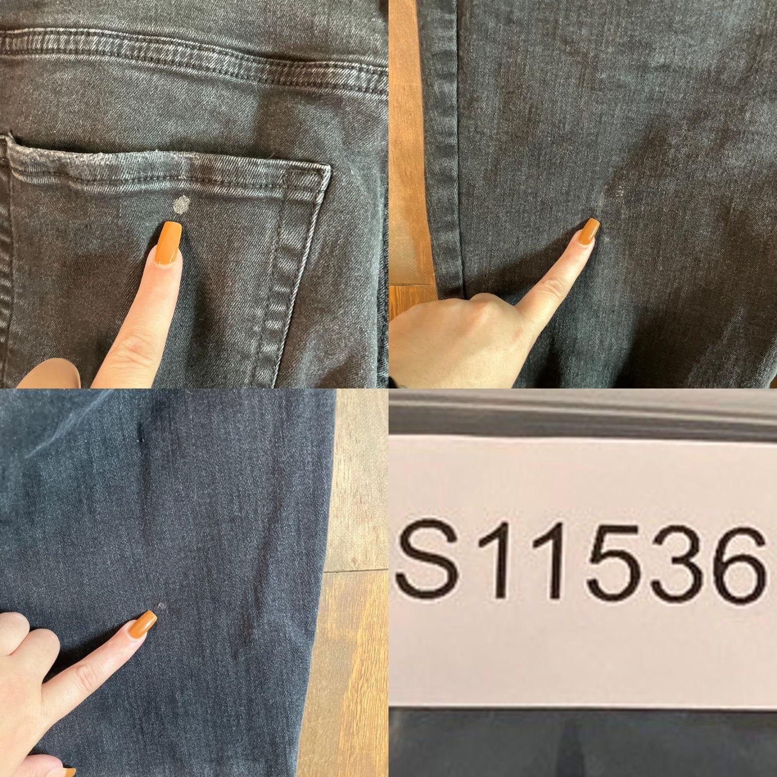 Aeropostale Aeropostale Jeans Womens Black High Rise Distressed Jegging Stretch 12R Size 24" / US 00 / IT 34 - 9 Thumbnail