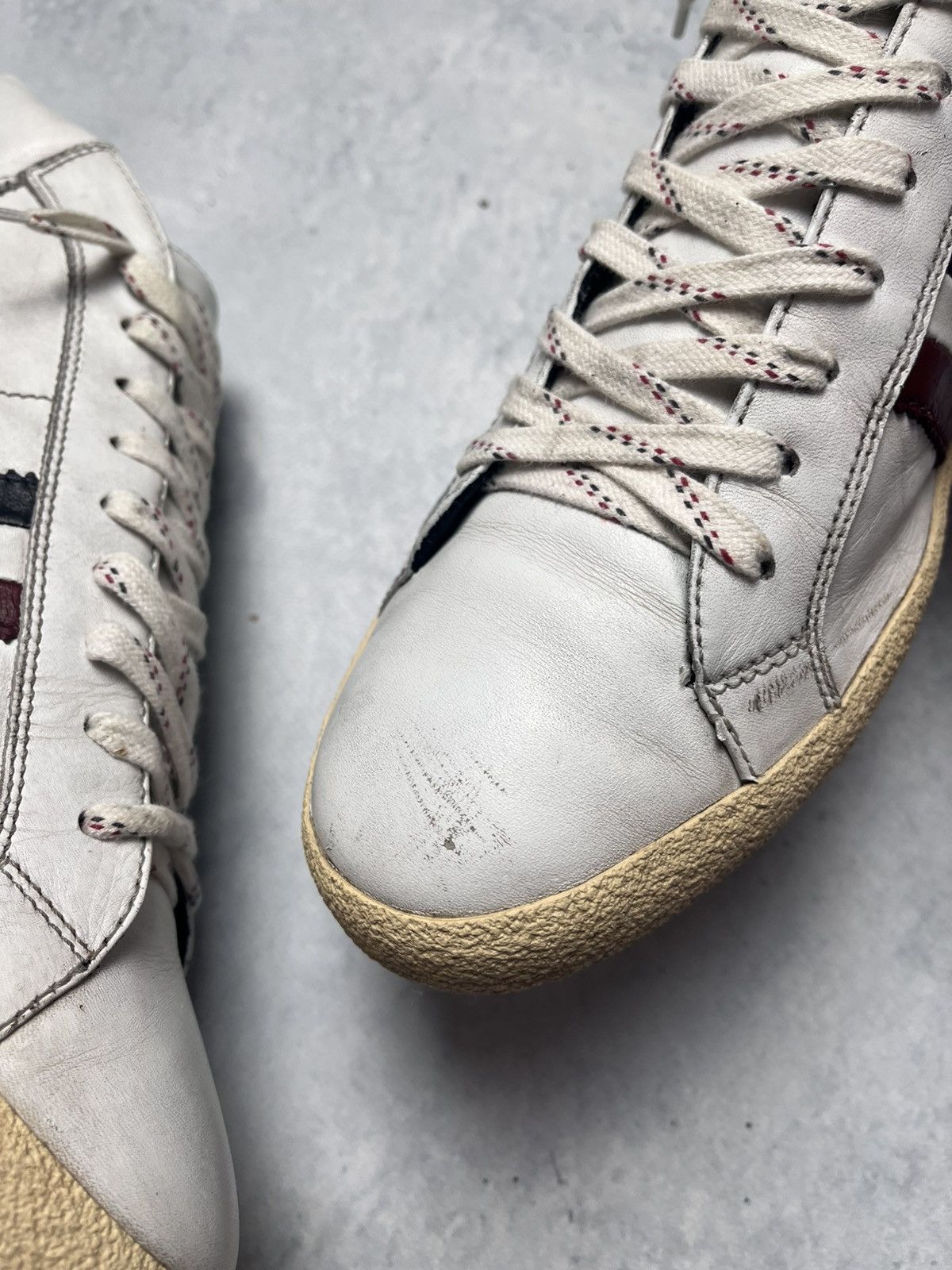 Moncler VERY RARE MONCLER HI LEATHER SNEAKERS Size US 9.5 / EU 42-43 - 8 Thumbnail