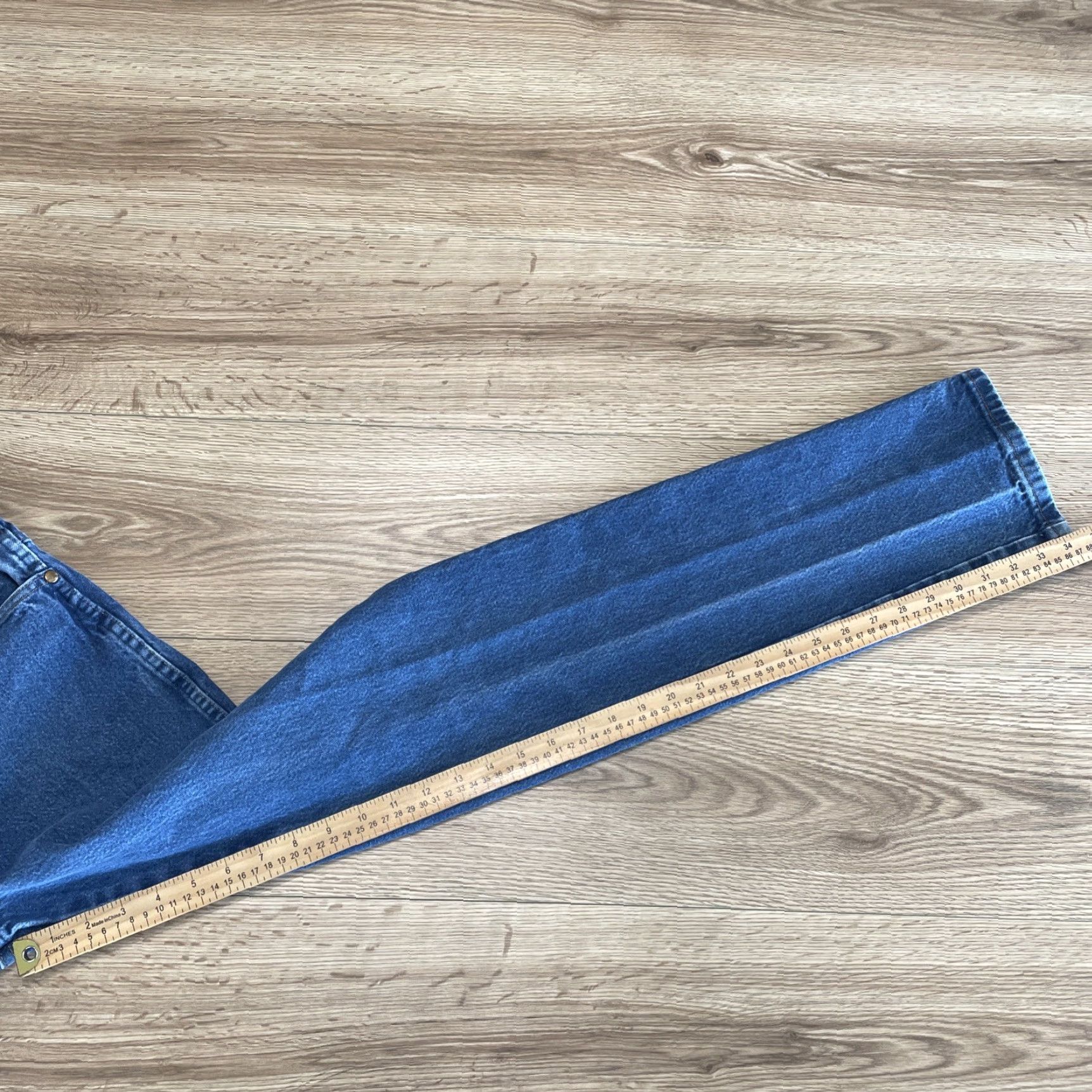 Wrangler WRANGLER 936 Cowboy Cut Slim Fit Jeans 29x36 Blue Mens Size US 29 - 6 Thumbnail