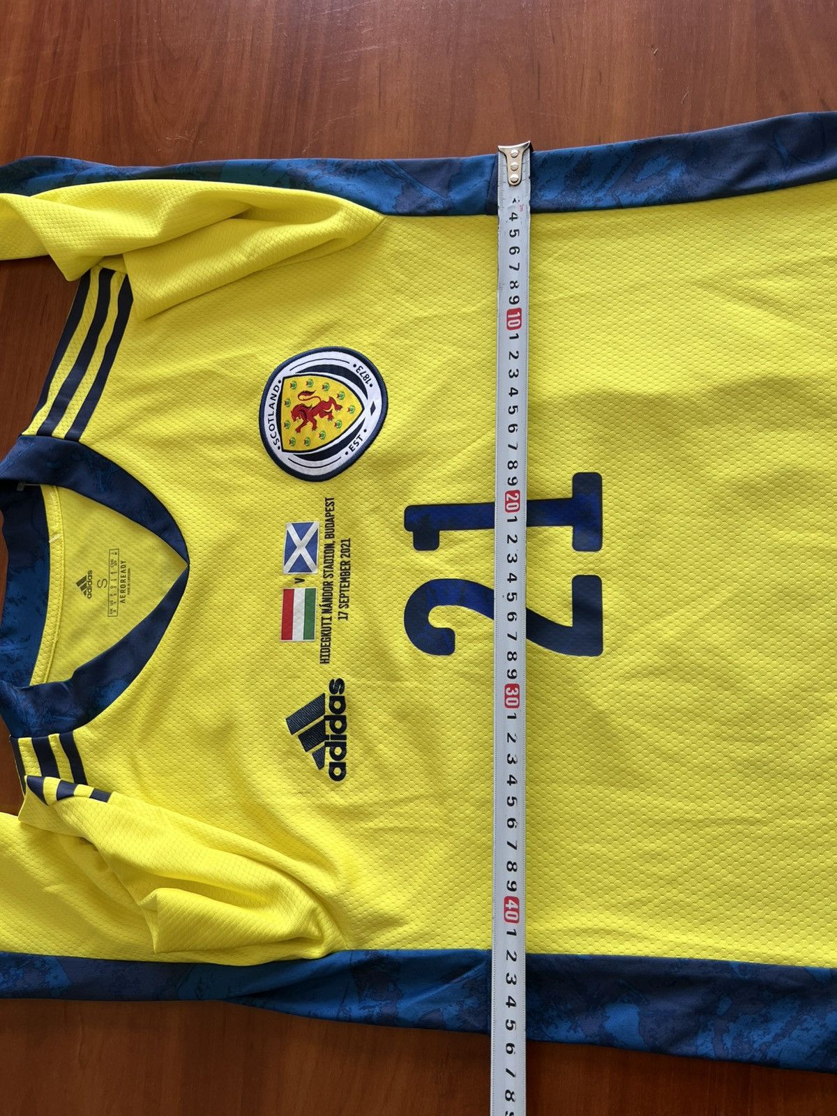 Adidas 2019 SCOTLAND TEAM #21 CUMINGS WORLD CUP SOCCER JERSEY S Size US S / EU 44-46 / 1 - 17 Thumbnail