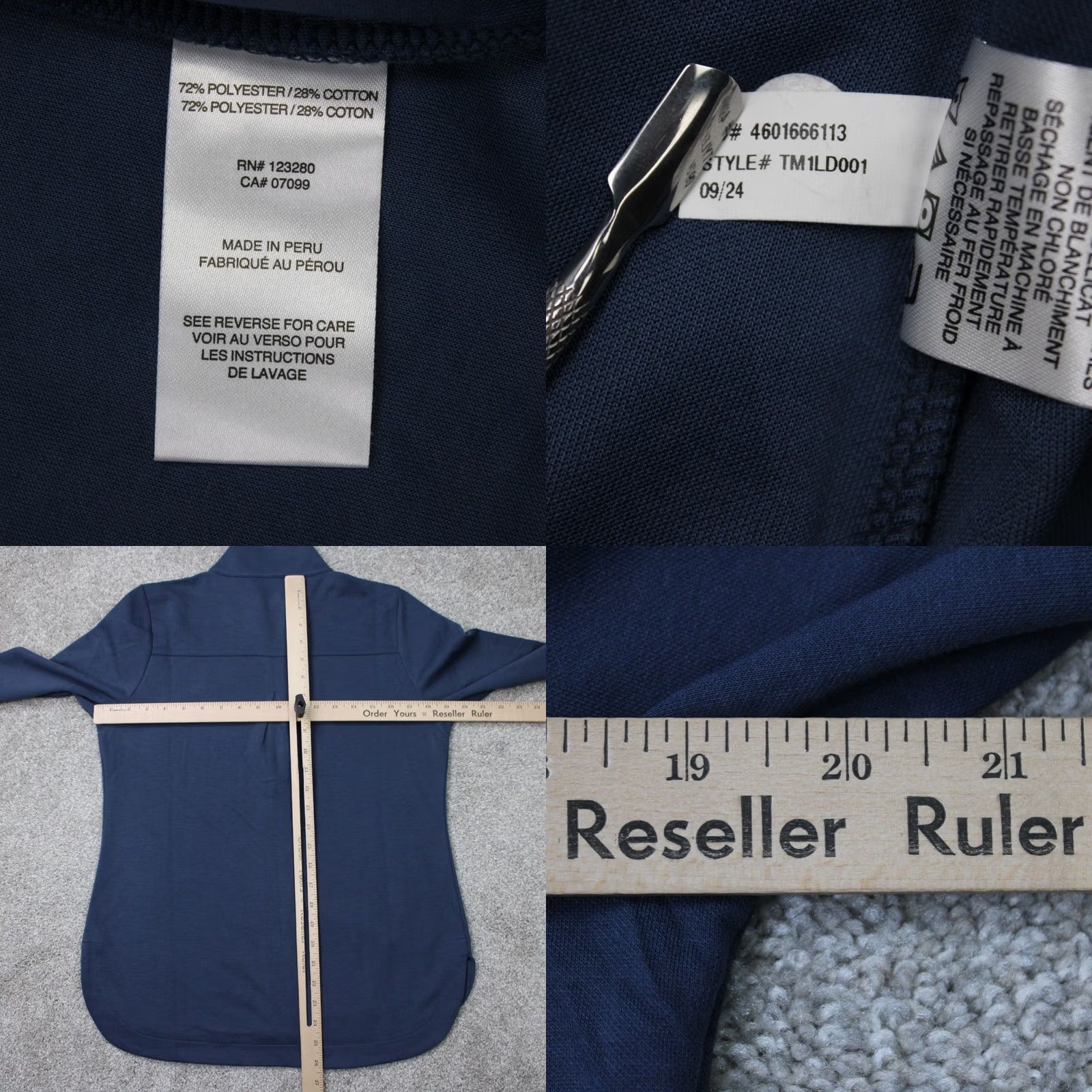 TravisMathew Travis Mathew Blue Jacket Womens Small Full Zip Logo Sm Size S / US 4 / IT 40 - 9 Thumbnail