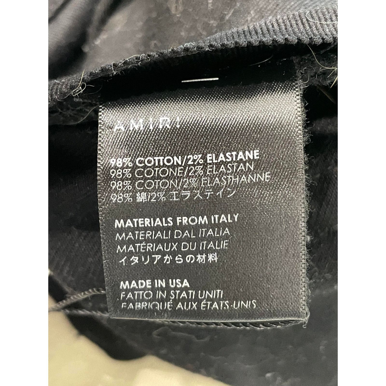 Amiri Amiri Thrasher Gold Stripe Black Jeans Size US 30 / EU 46 - 11 Thumbnail