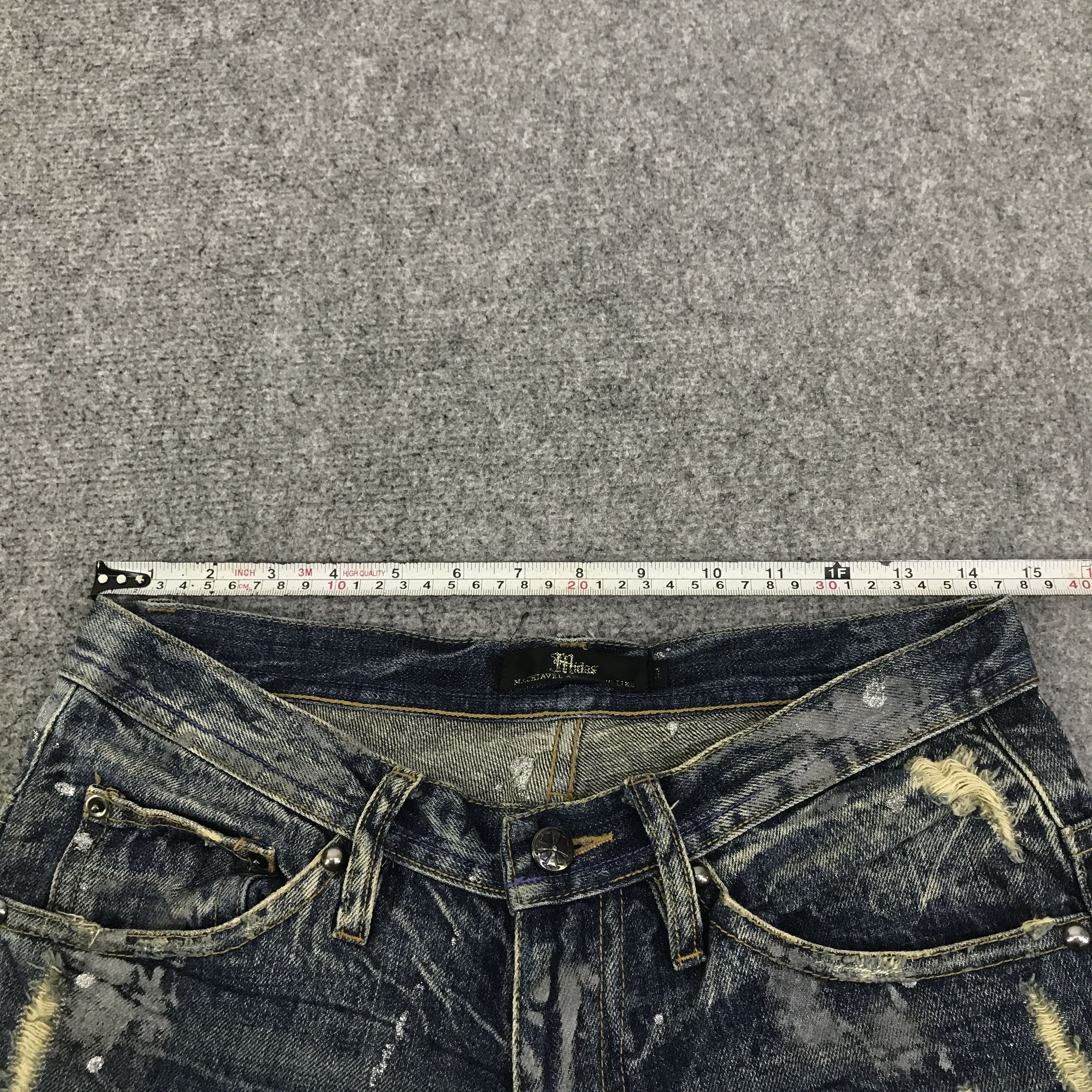Japanese Brand Flared Midas explosion distressed Bootcut pants K130B18 Size US 29 - 7 Thumbnail