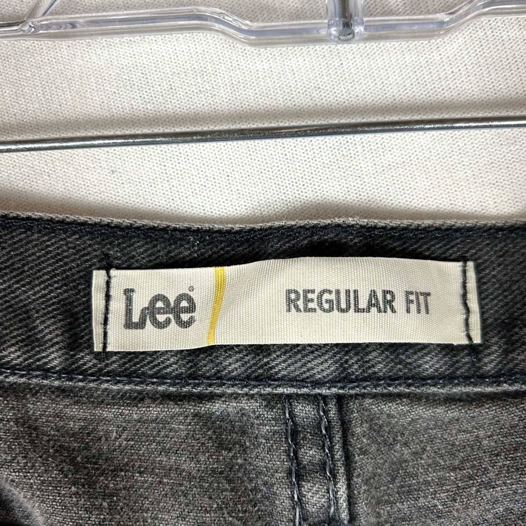 Lee Lee Regular Fit Straight Jeans Men's 38x30 Dark Wash Mid Rise Denim 100% Cotton Blue Size US 38 / EU 54 - 5 Thumbnail