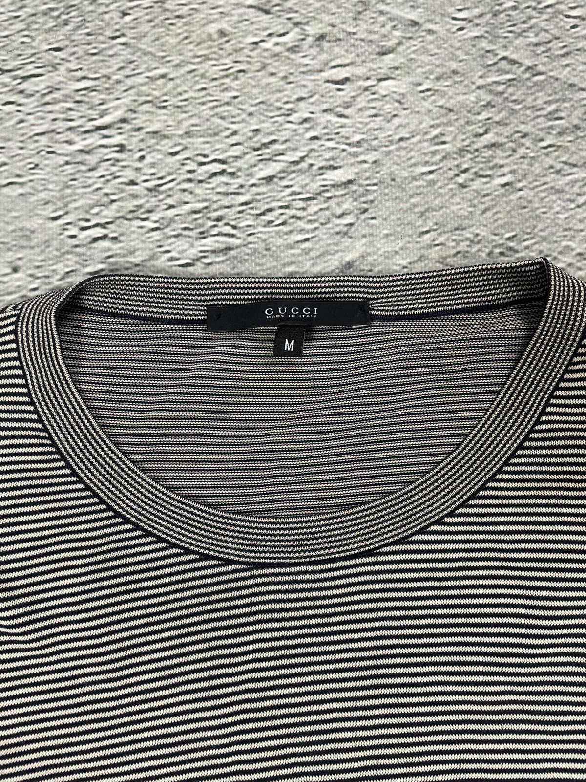 Gucci Gucci Sweater Vintage stripped white black knit Size US M / EU 48-50 / 2 - 2 Thumbnail