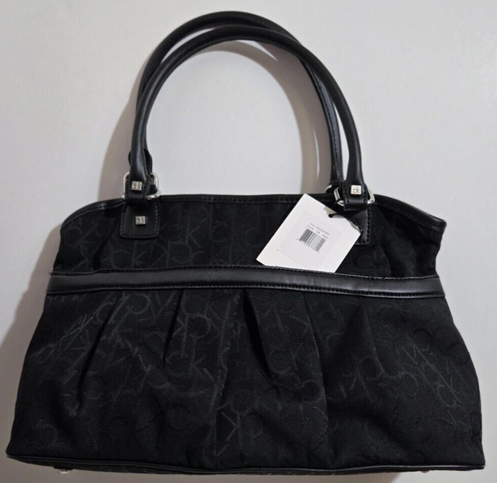 Calvin Klein Calvin Klein Purse Handbag Signature Logo Monogram Black NEW Size ONE SIZE - 2 Thumbnail