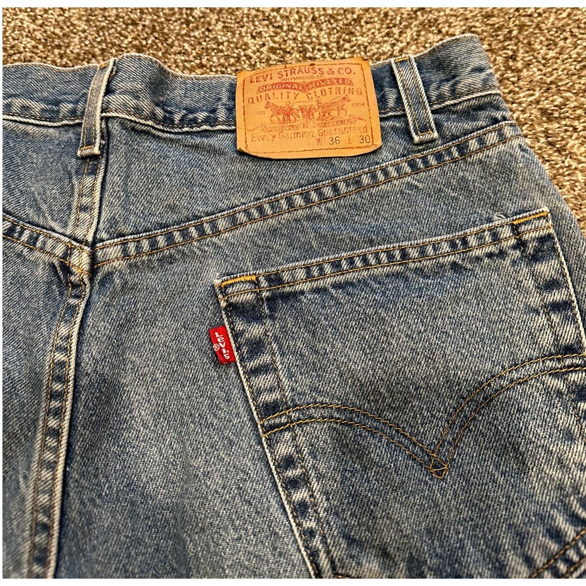 Levi's 2002 Vintage Levis Relaxed Straight Leg Size US 34 / EU 50 - 9 Thumbnail