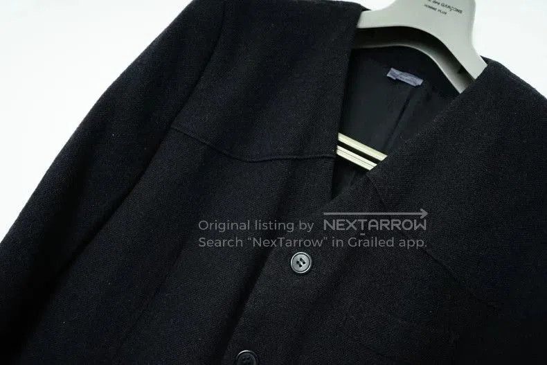 Comme des Garcons Comme des Garcons Wool Round Neck Jacket. Size US S / EU 44-46 / 1 - 4 Thumbnail