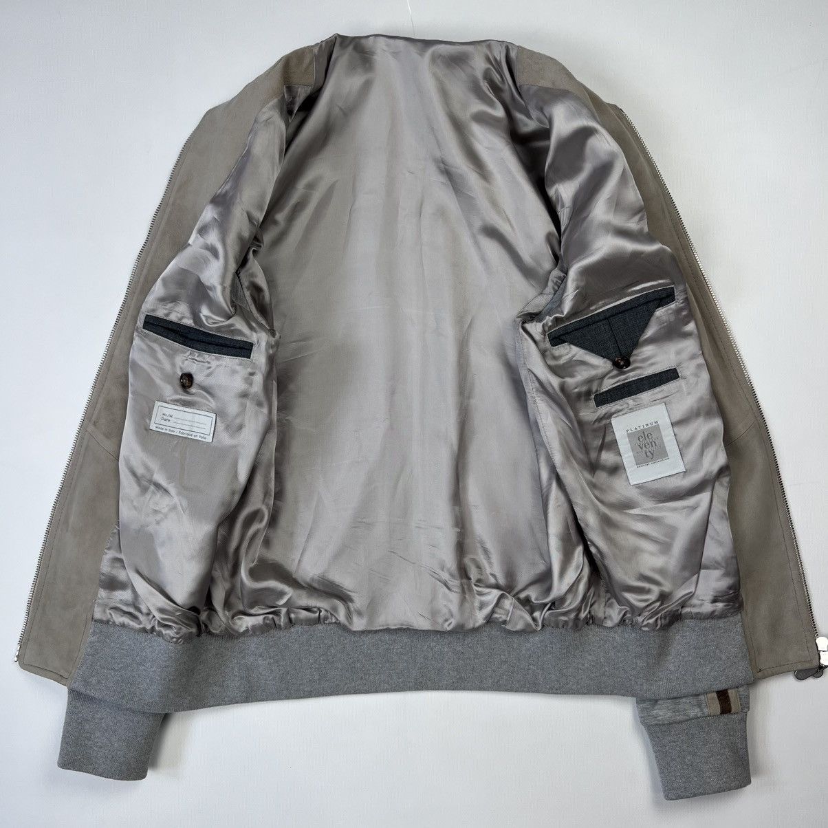 Eleventy Eleventy suede bomber jacket Size US S / EU 44-46 / 1 - 4 Thumbnail