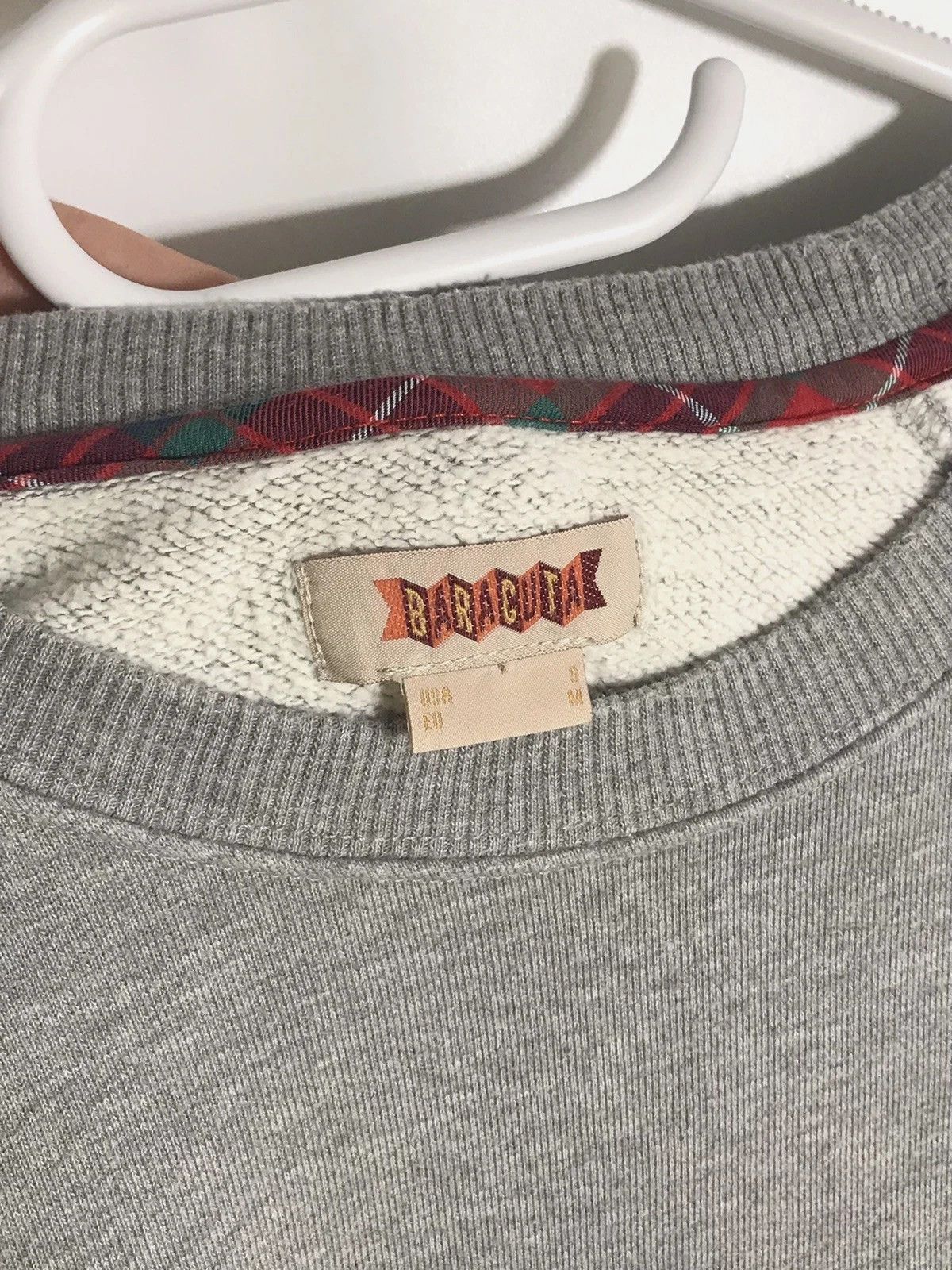 Baracuta Baracuta Sweatshirt Big Embroidered Logo Men’s S Gray Size US S / EU 44-46 / 1 - 5 Thumbnail