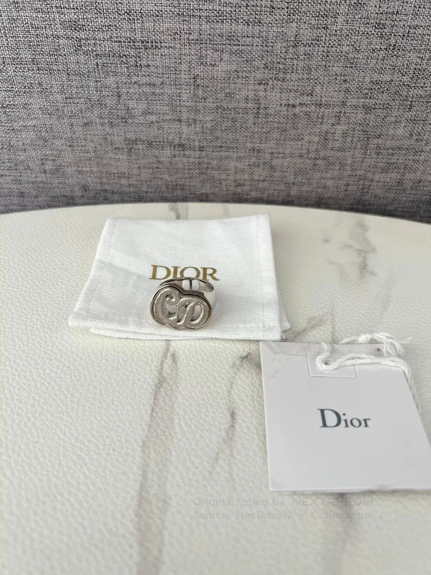 Dior Dior Men's CD Logo Ring. Size ONE SIZE - 2 Thumbnail