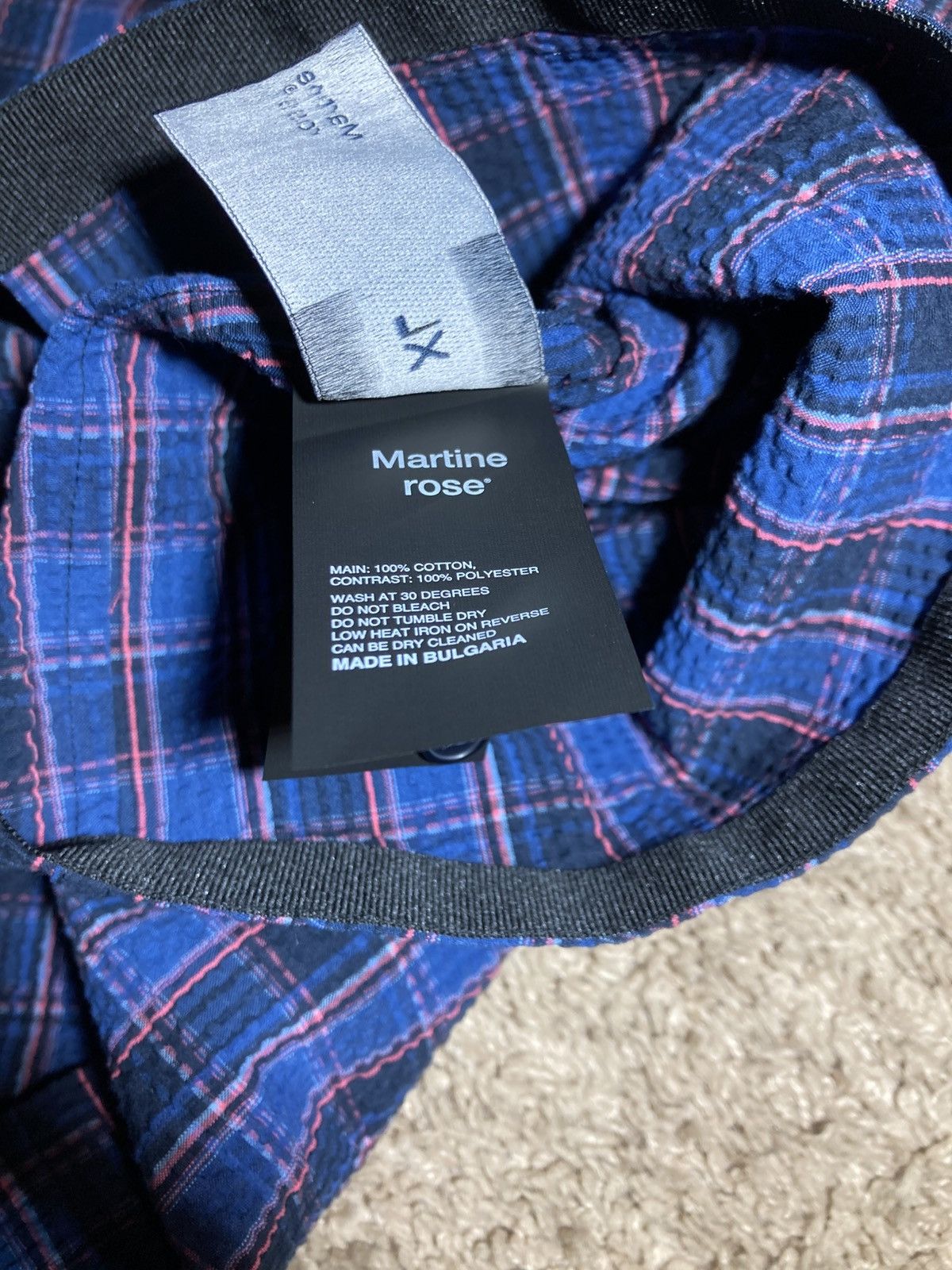 Martine Rose SS25 Martine Rose Lace Overshirt SSENSE 2025 Sex Logo Pocket Size US XL / EU 56 / 4 - 8 Thumbnail