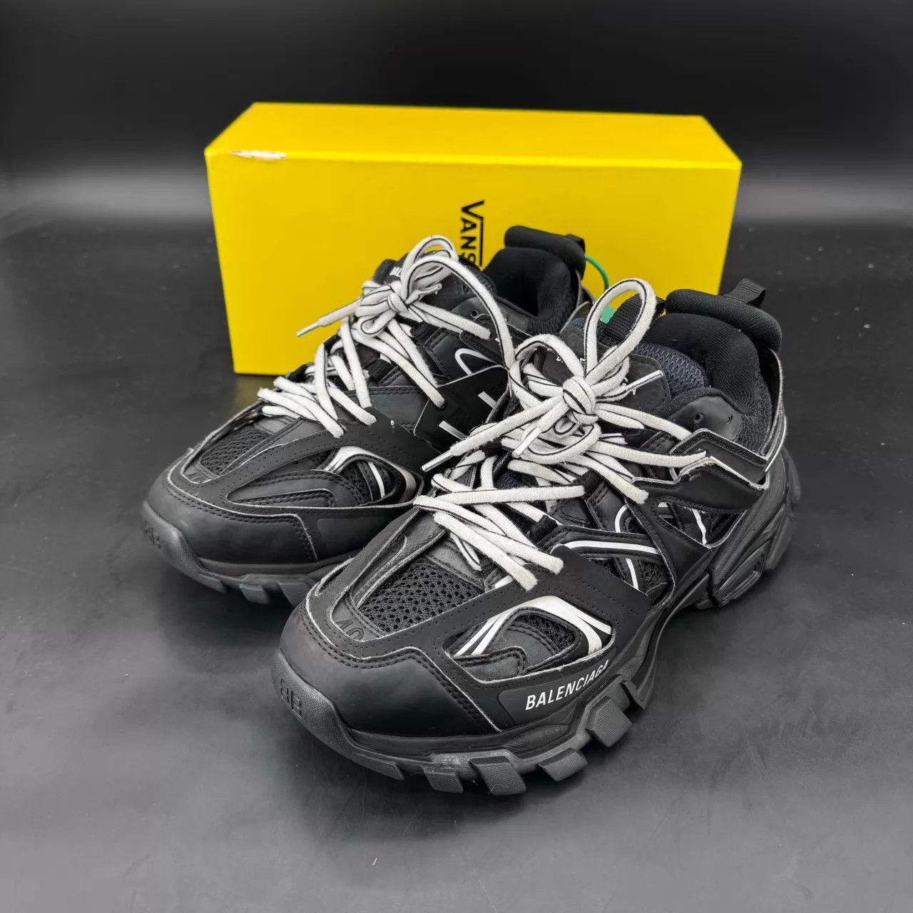 Balenciaga Balenciaga Track Black & White Sneakers Size 40 Size US 7 / EU 40 - 1 Thumbnail