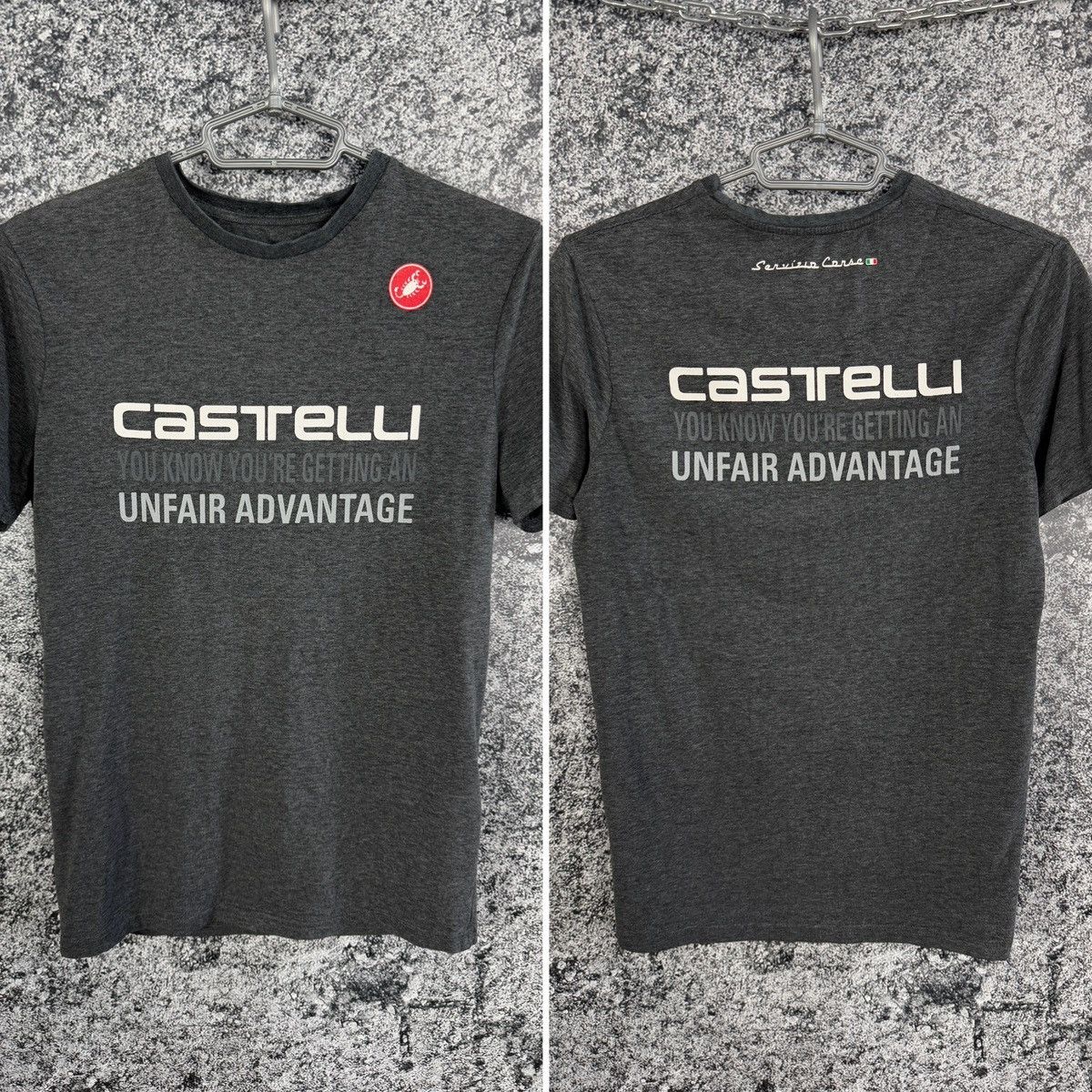 Rapha Castelli Cycling T-Shirt Unfair Advantage Bike Shirt Size XS Size US XS / EU 42 / 0 - 1 Thumbnail