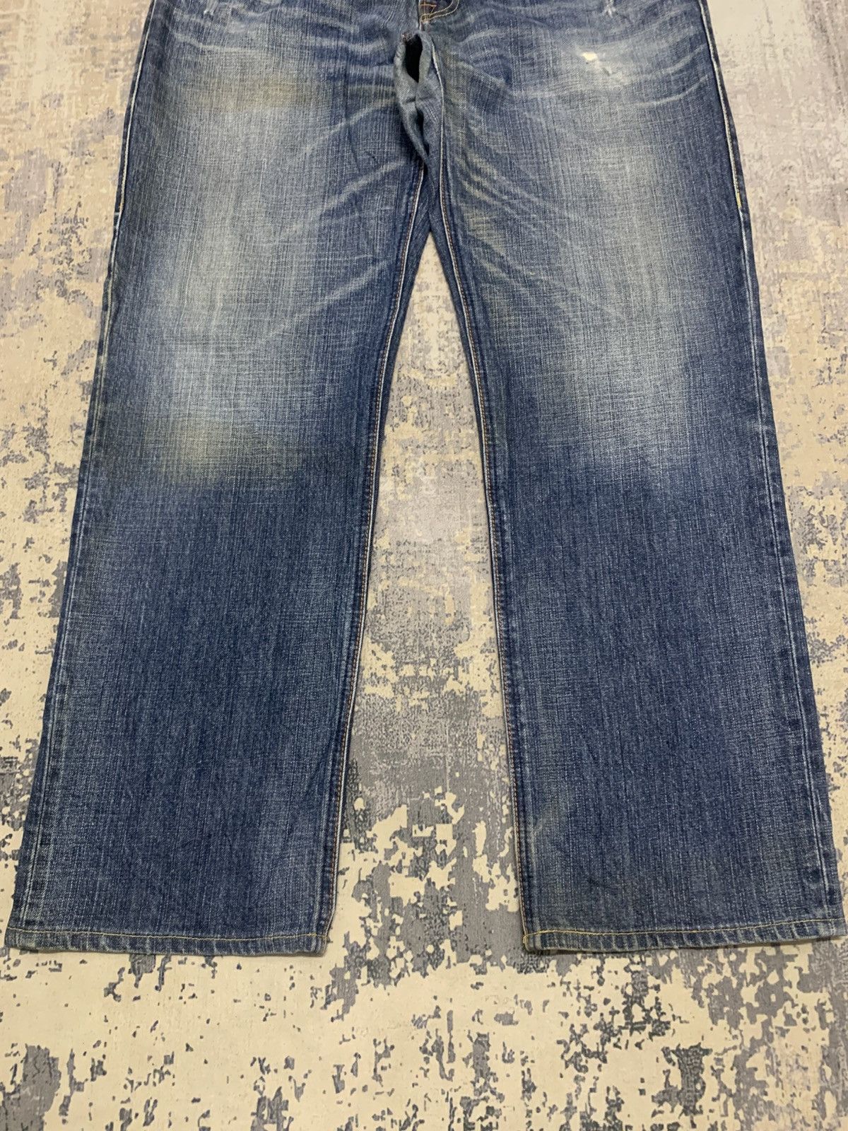 Japanese Brand Baggy rush hour mudwash japanese jeans big size Size US 38 / EU 54 - 3 Thumbnail