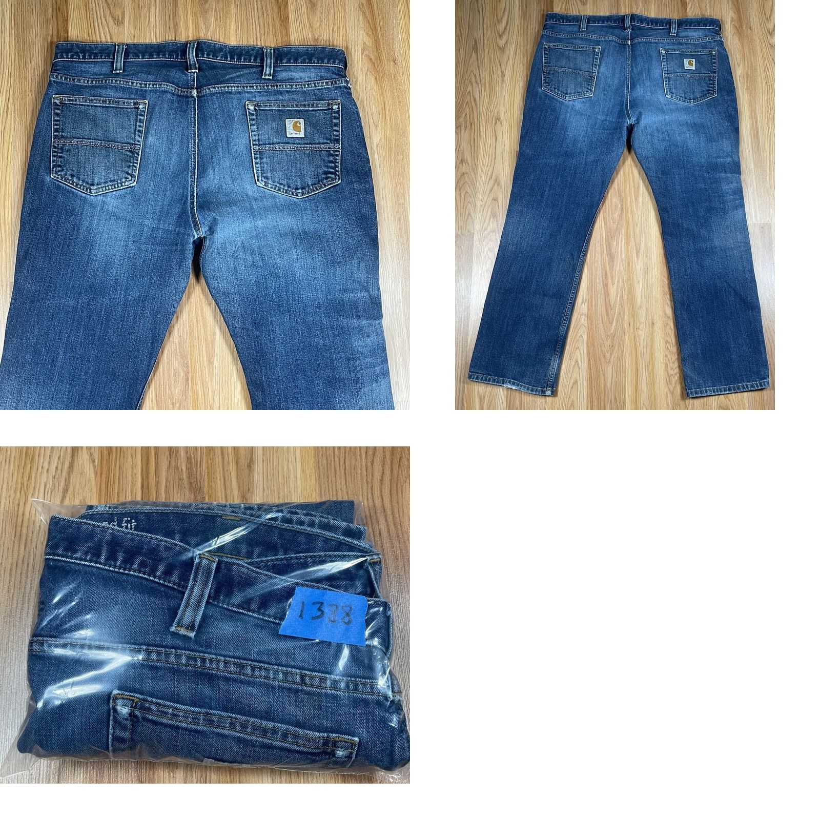 Carhartt Carhartt Jeans Pants Men’s 40Wx30L Relaxed Fit Blue Wash Denim 5-Pocket Straight Leg Casual Vintage N/A Size US 40 / EU 56 - 10 Thumbnail