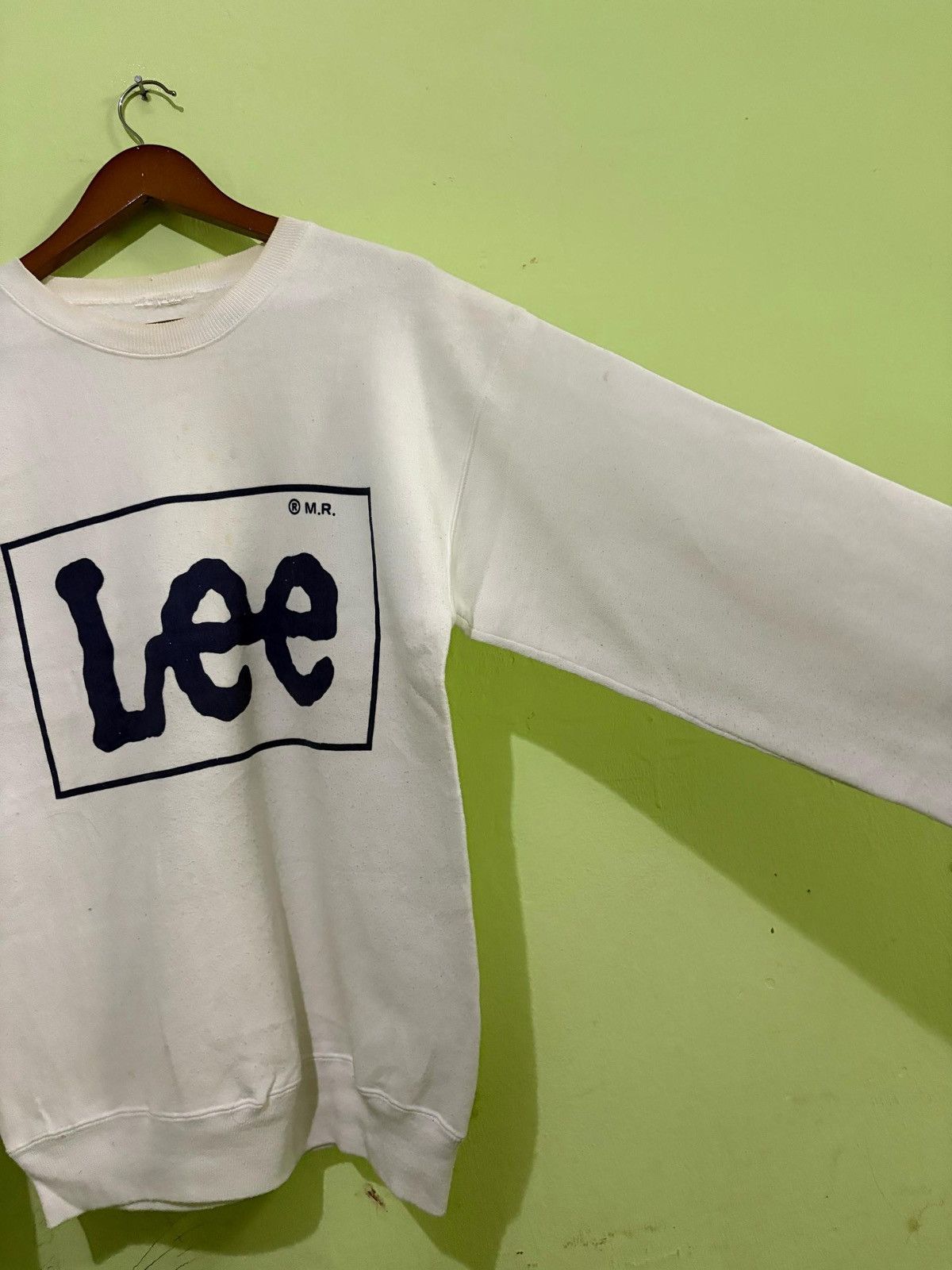 Lee × Vintage Vintage 90’s Lee Sweatshirt Big Logo Design made in USA Size US M / EU 48-50 / 2 - 3 Thumbnail