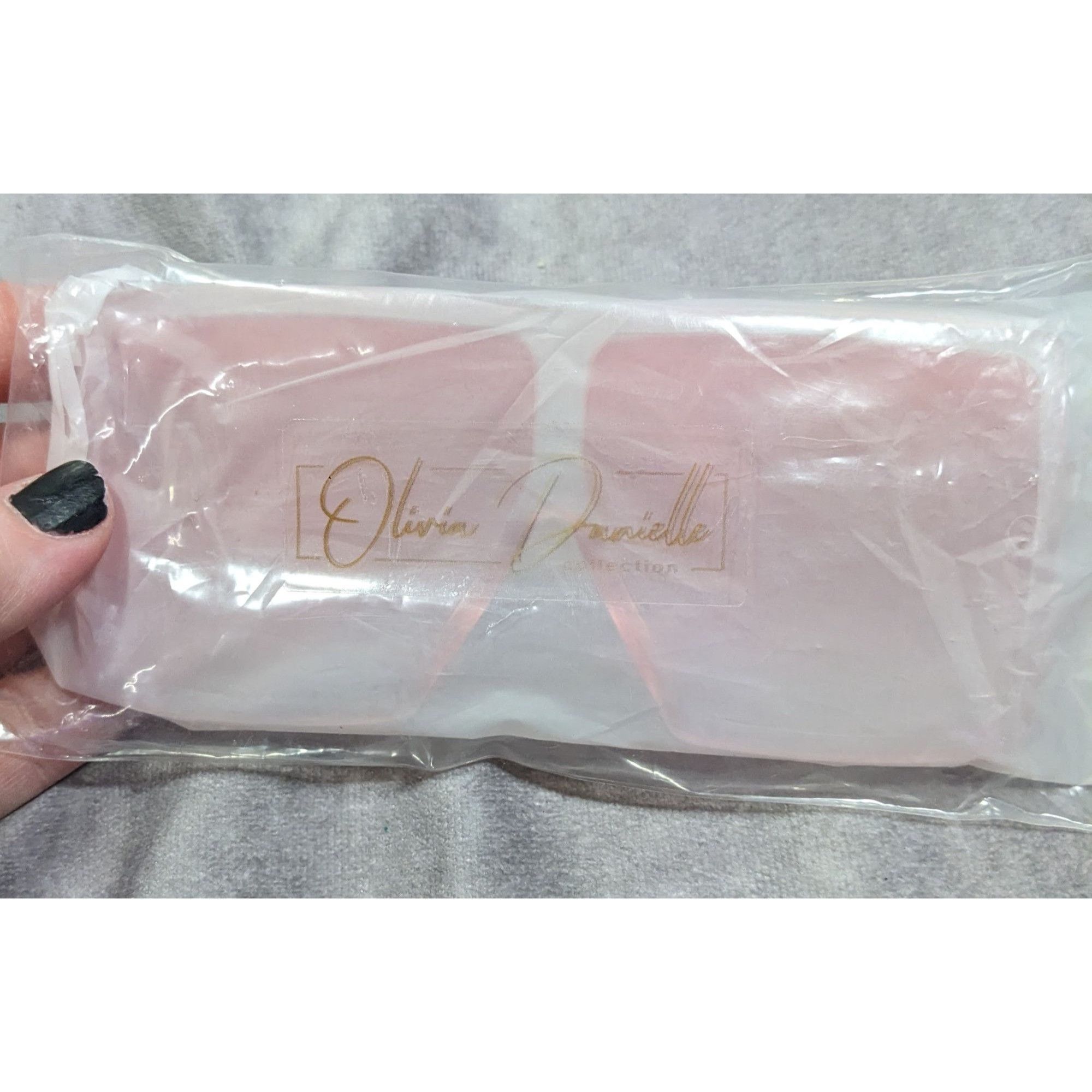 Other Olivia Danielle Collection Pink Oversized Translucent Sungla Size ONE SIZE - 3 Thumbnail