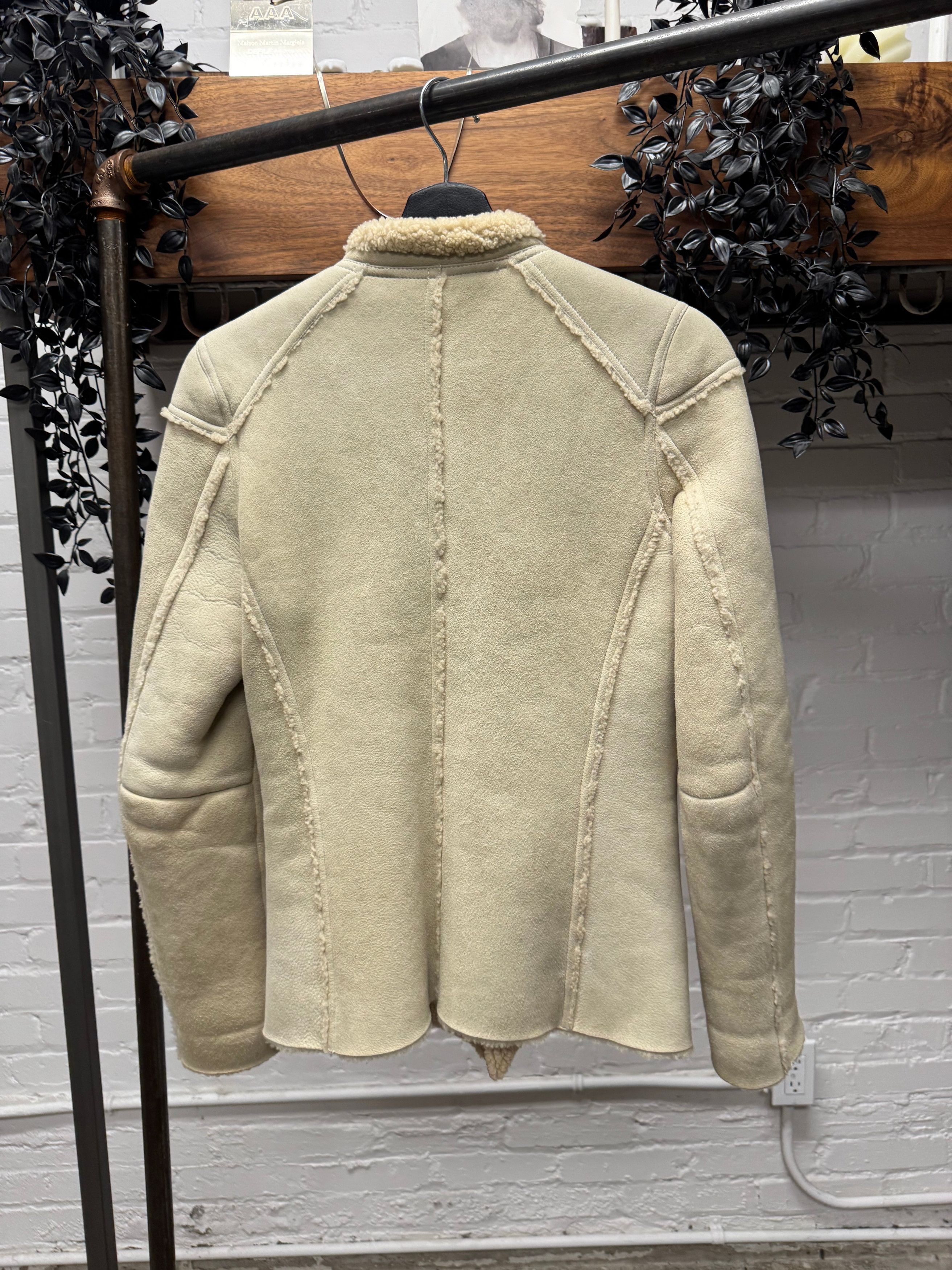 Veronique Branquinho Veronique Branquinho Suede Shearling Lined Jacket Size S / US 4 / IT 40 - 4 Thumbnail