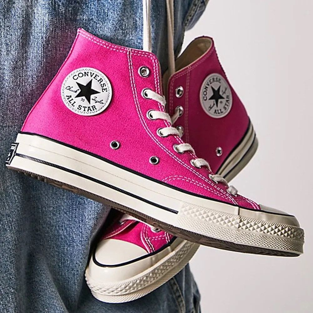 Converse CONVERSE WOMEN'S 8.5 CHUCK 1970s SEASONAL COLOR LUCKY PINK Size US 8.5 / IT 38.5 - 2 Thumbnail