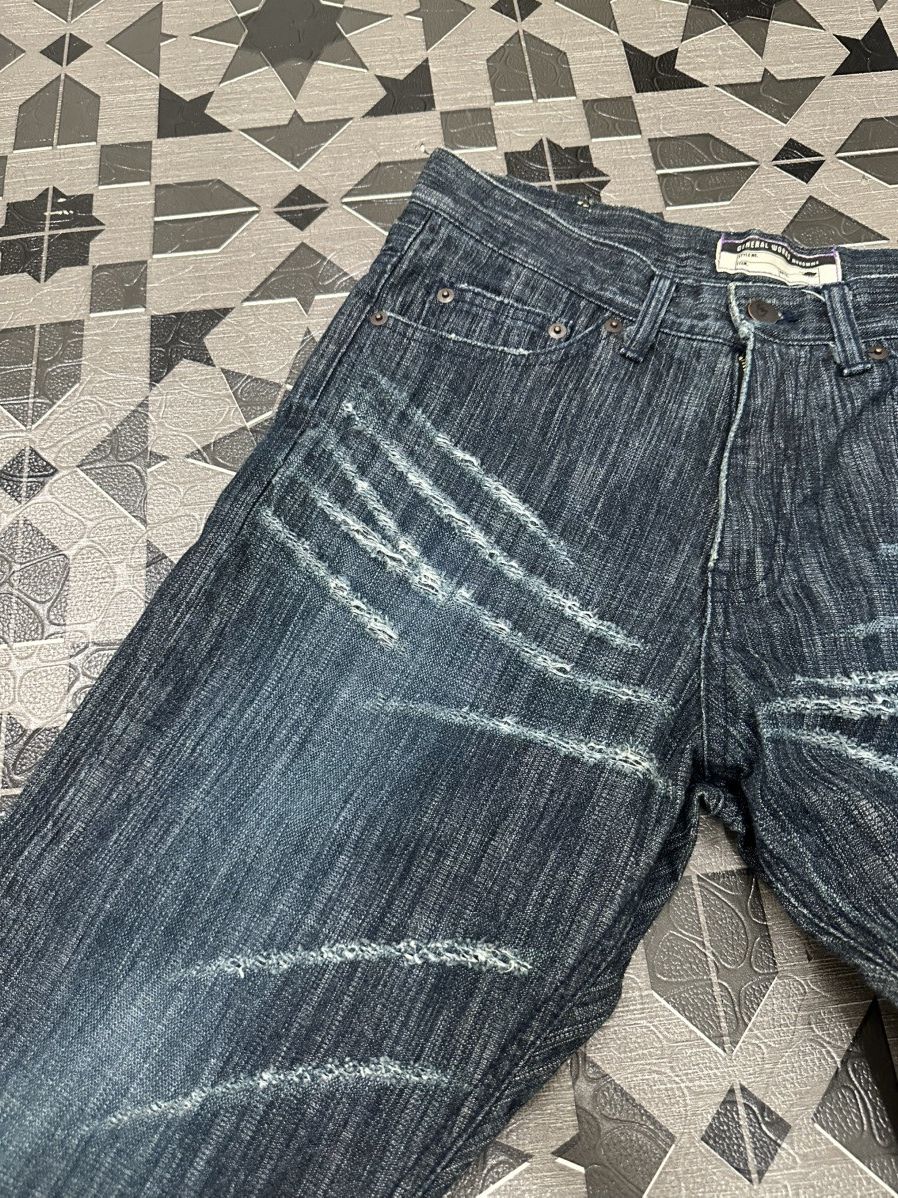 Michel Klein 1990 MK Homme (Michel Klein) Claw Mark Denim Size US 30 / EU 46 - 11 Thumbnail