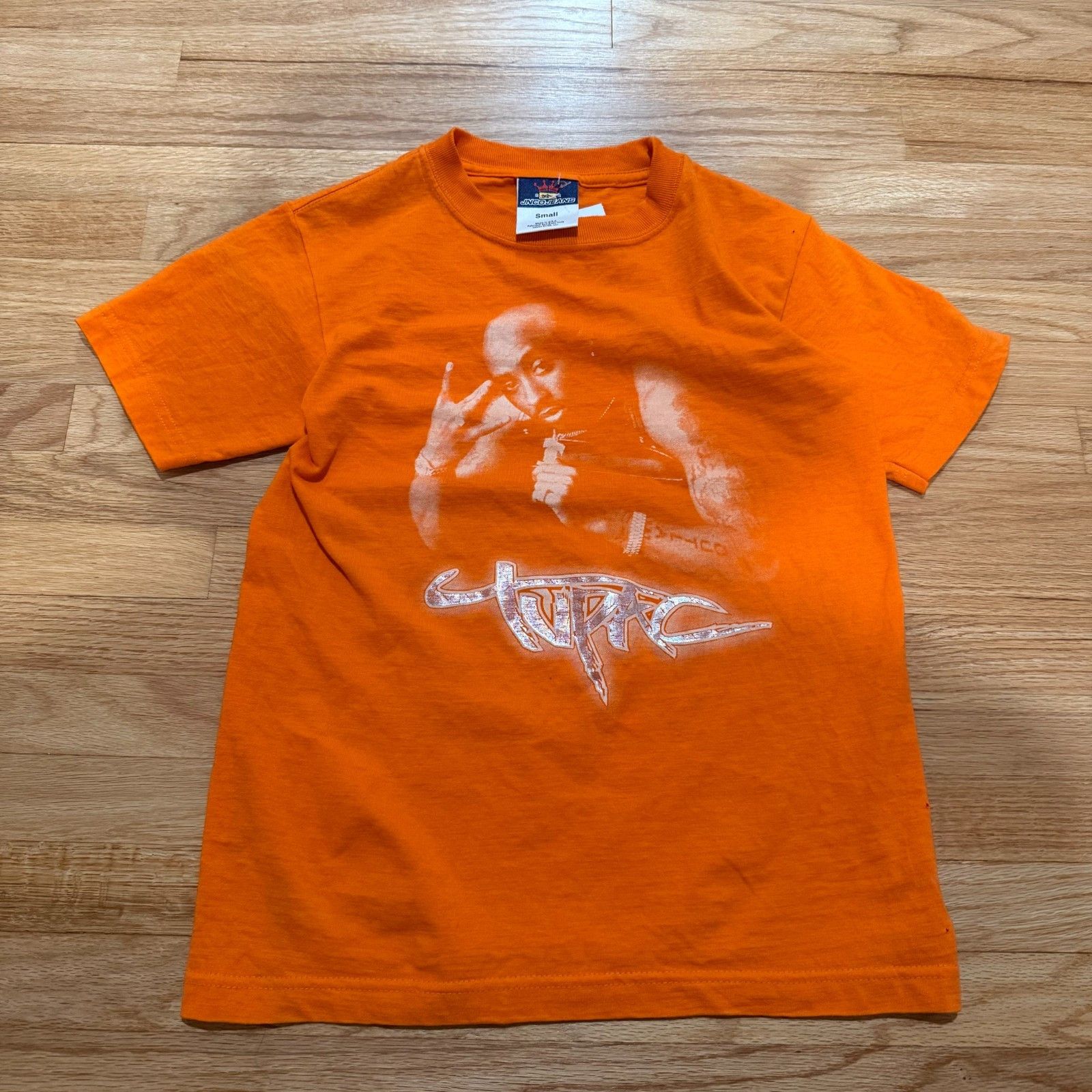 JNCO Vintage JNCO Y2K Orange TuPac T-Shirt Small Size US S / EU 44-46 / 1 - 1 Thumbnail
