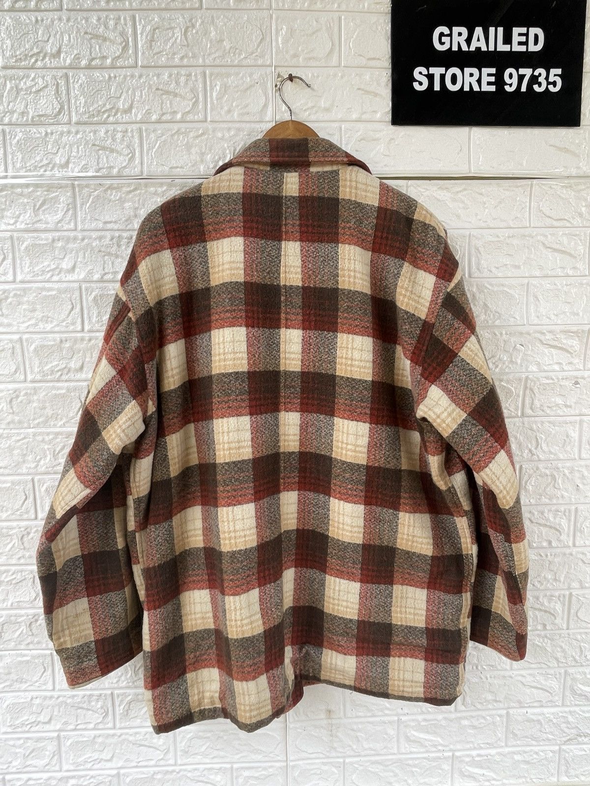Japanese Brand × Vintage Vintage Easy Boy Wool Flannel Size US XL / EU 56 / 4 - 2 Thumbnail