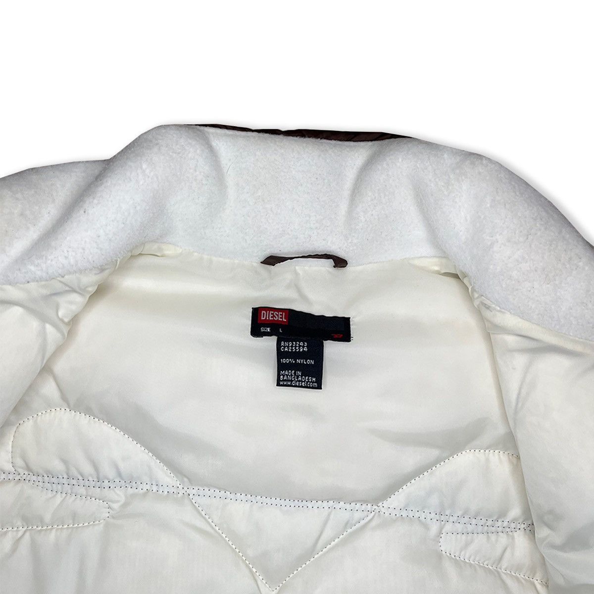 Diesel 00’s Vintage Diesel Technical 'Western' Puffer Gilet Size US L / EU 52-54 / 3 - 9 Thumbnail
