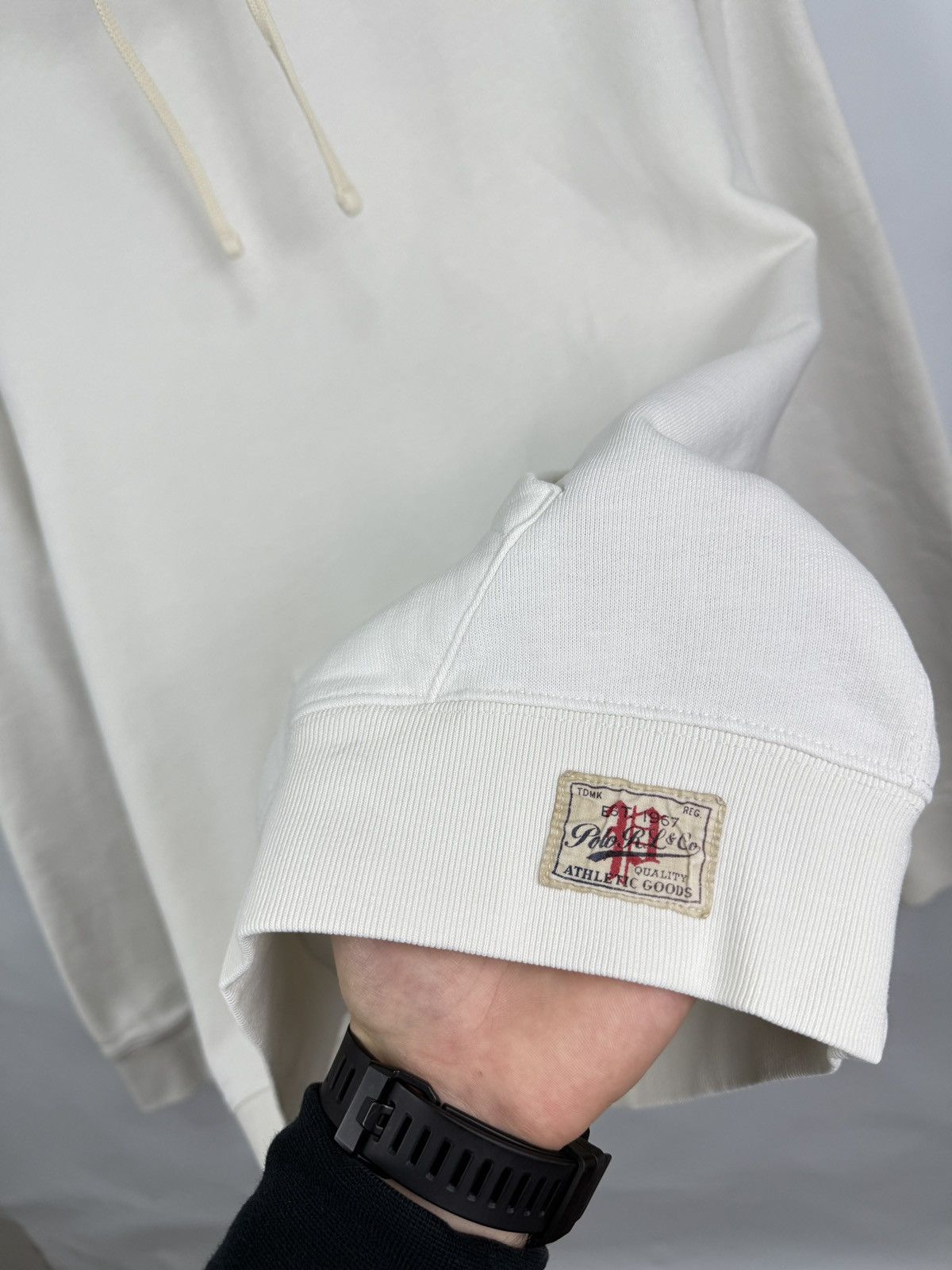 Polo Ralph Lauren 🇺🇸 Vintage Y2K Polo Ralph Lauren Garment-Dyed Fleece Hoodie Size US M / EU 48-50 / 2 - 11 Thumbnail