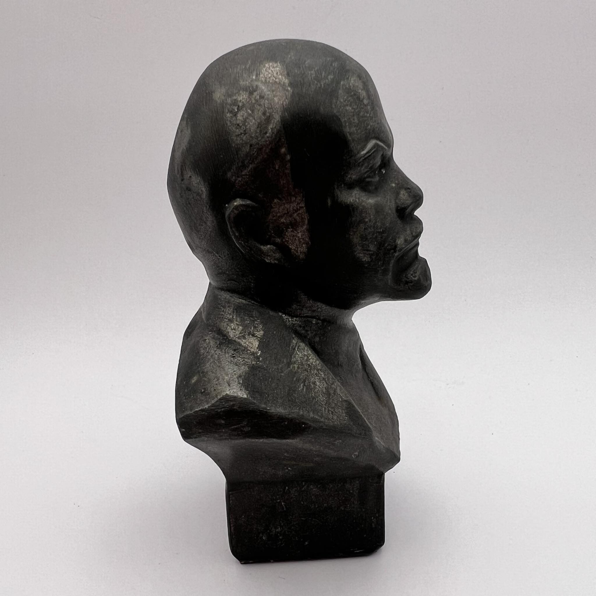 Vintage VINTAGE Cast Metal Lenin Bust FigureRussian Communist Leader Size ONE SIZE - 4 Thumbnail